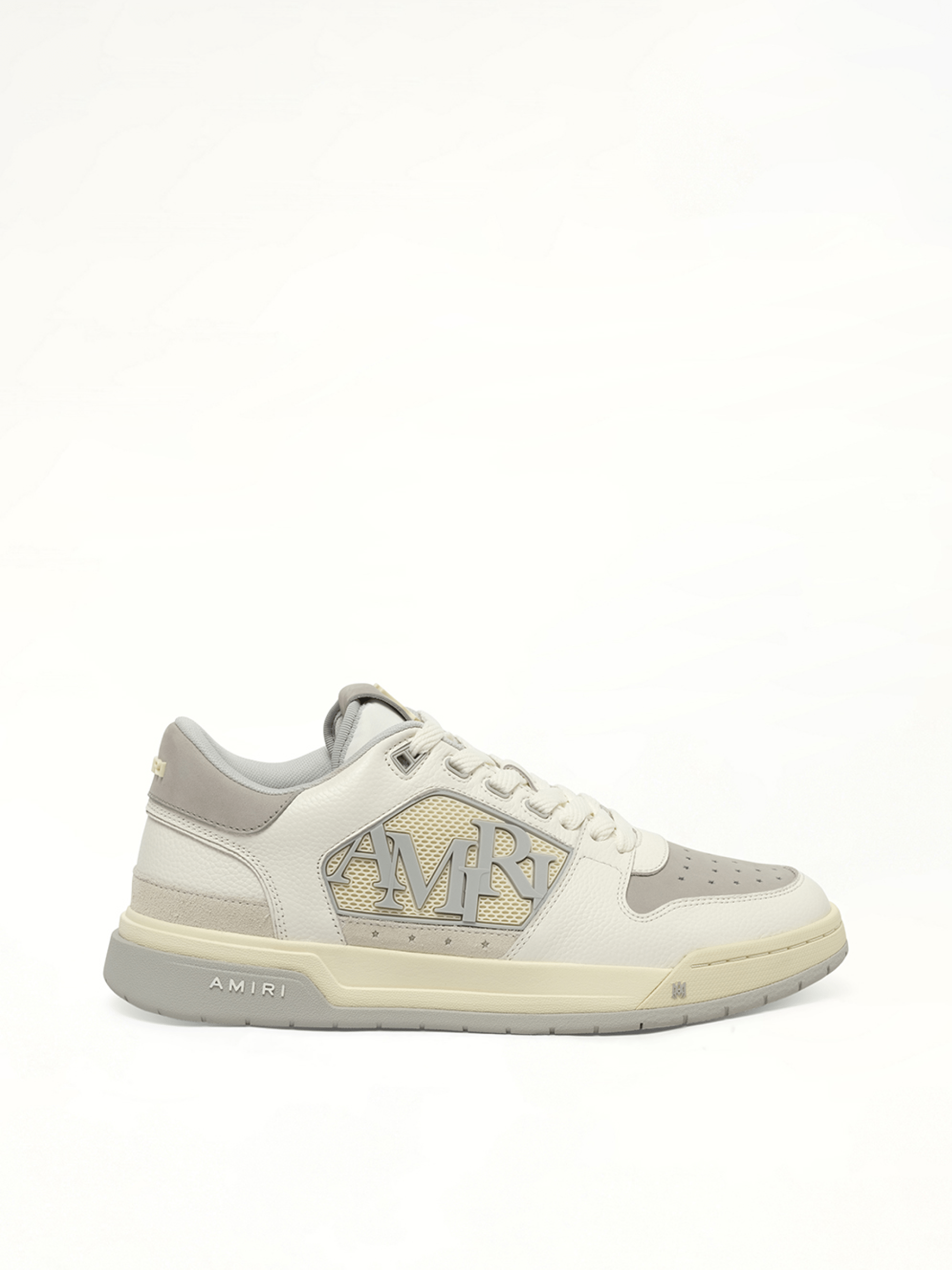 Classic Low Sneaker in Grey Side View | AMIRI