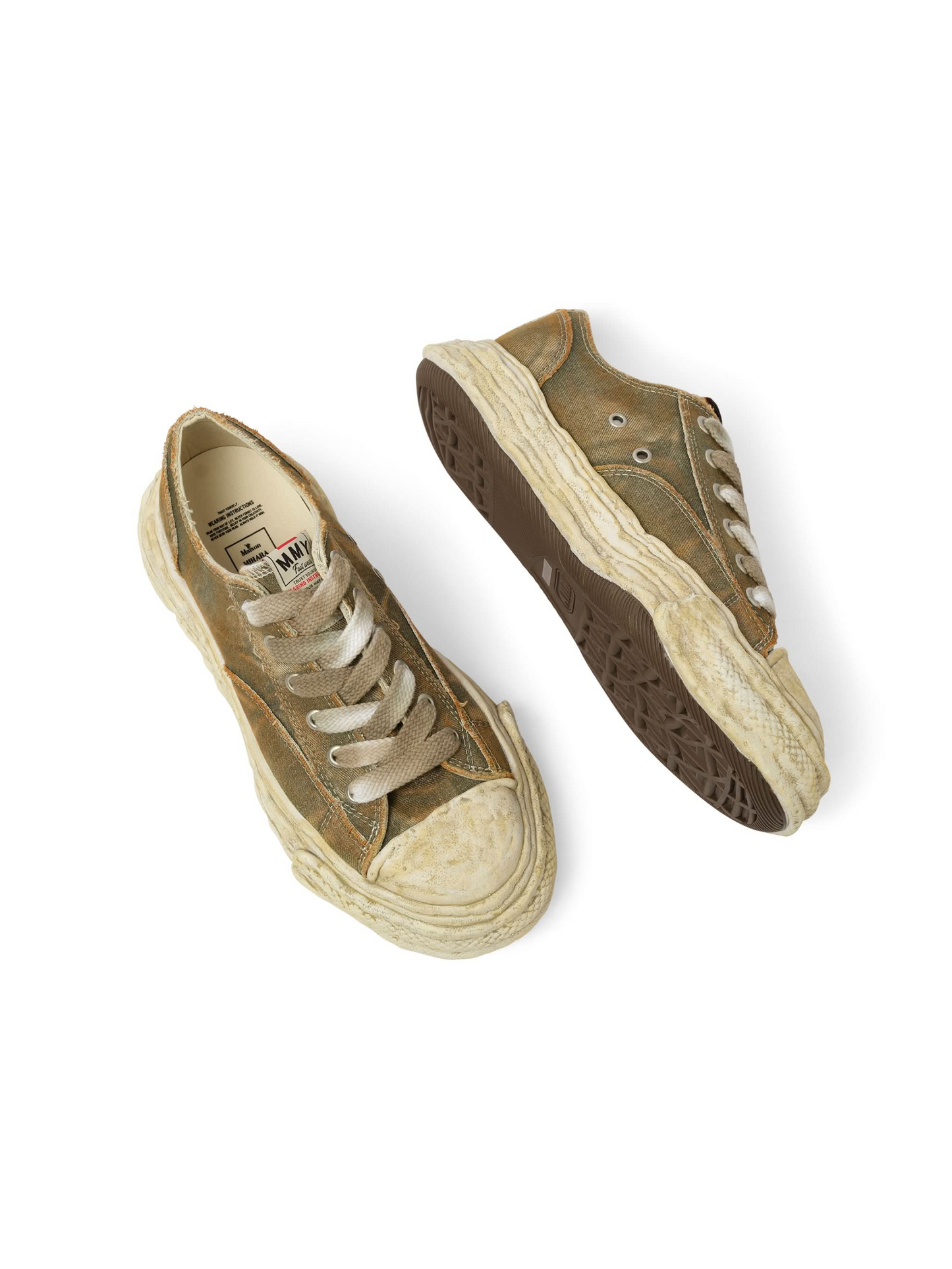 PETERSON 23 OG Washed Denim Sneaker in Green