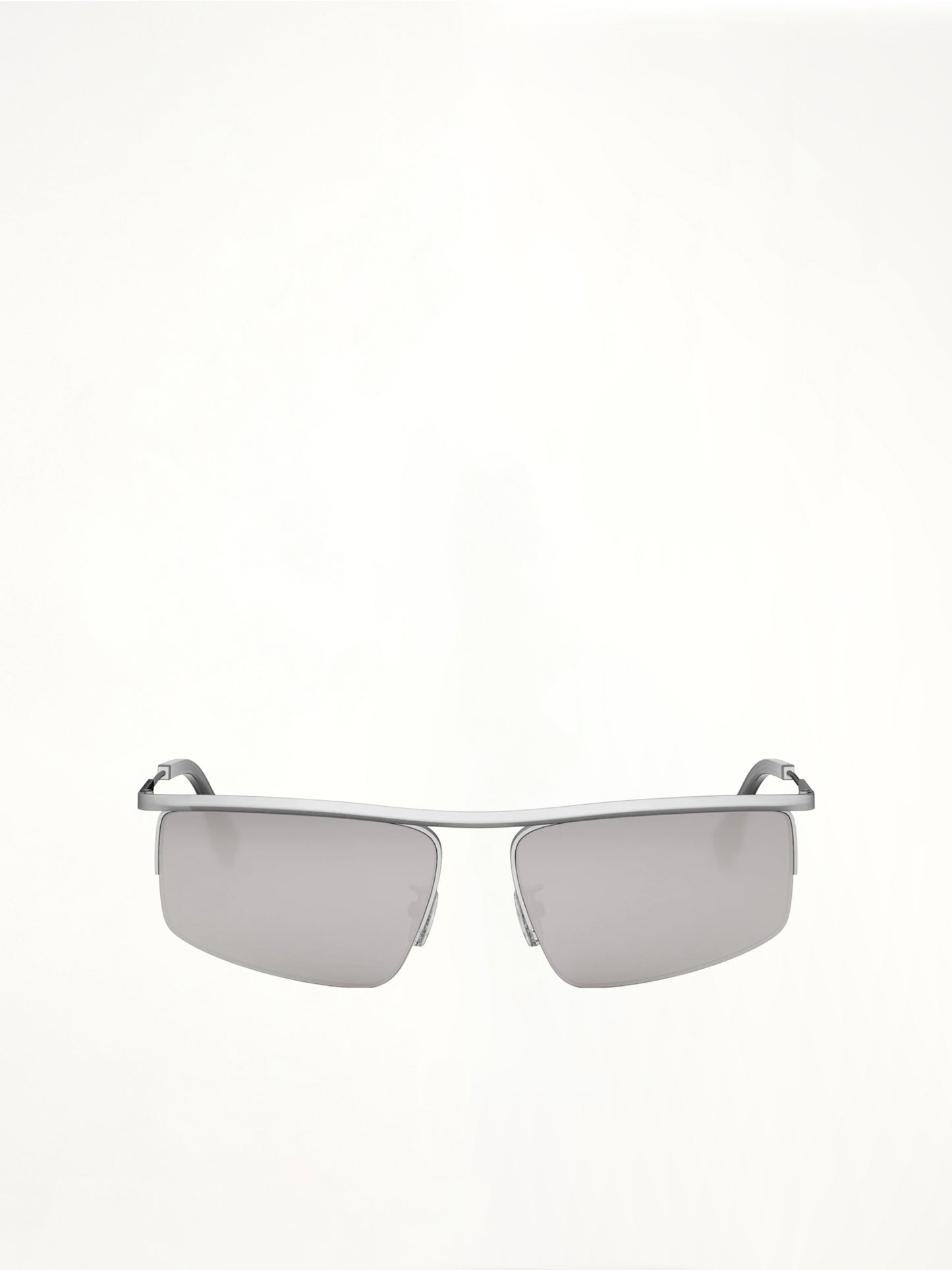 Fendi FE40141U 6017C Metal Sunglasses in Grey/Silver