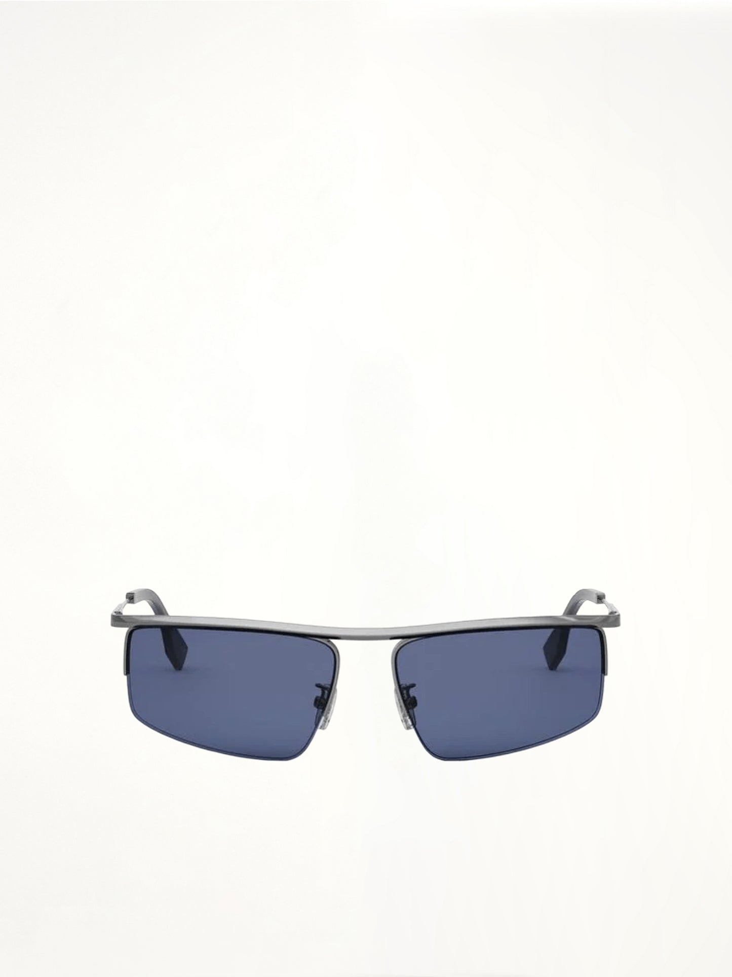Fendi FE40141U 6012V Metal Sunglasess in Grey/Blue