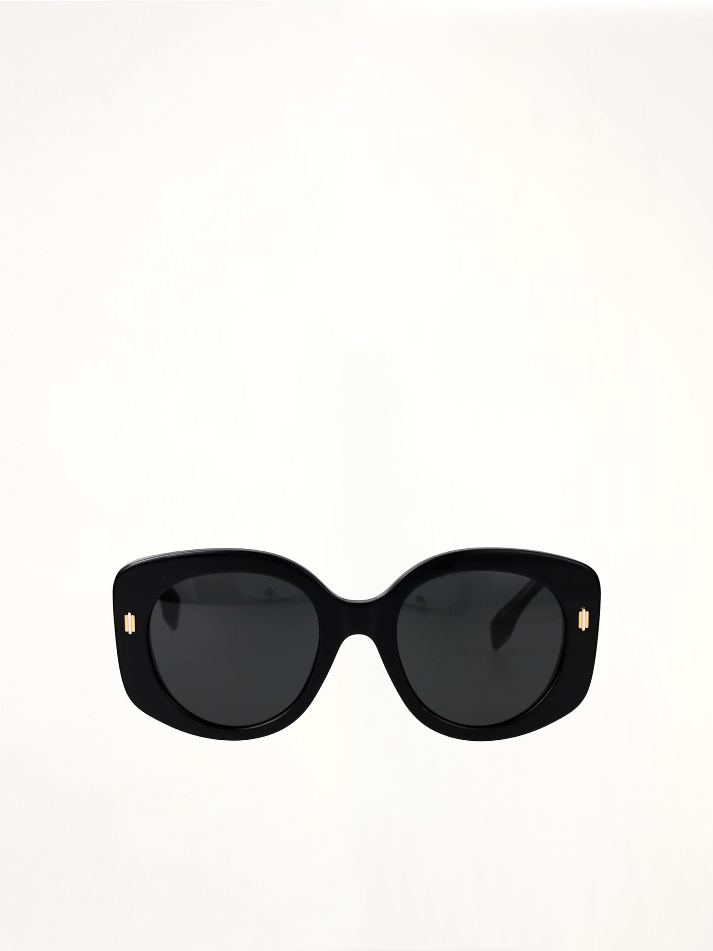 Fendi FE40137F 5301A Acetate Sunglasess in Black/Gold