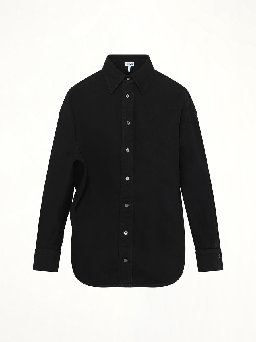 Wrap Shirt in Black