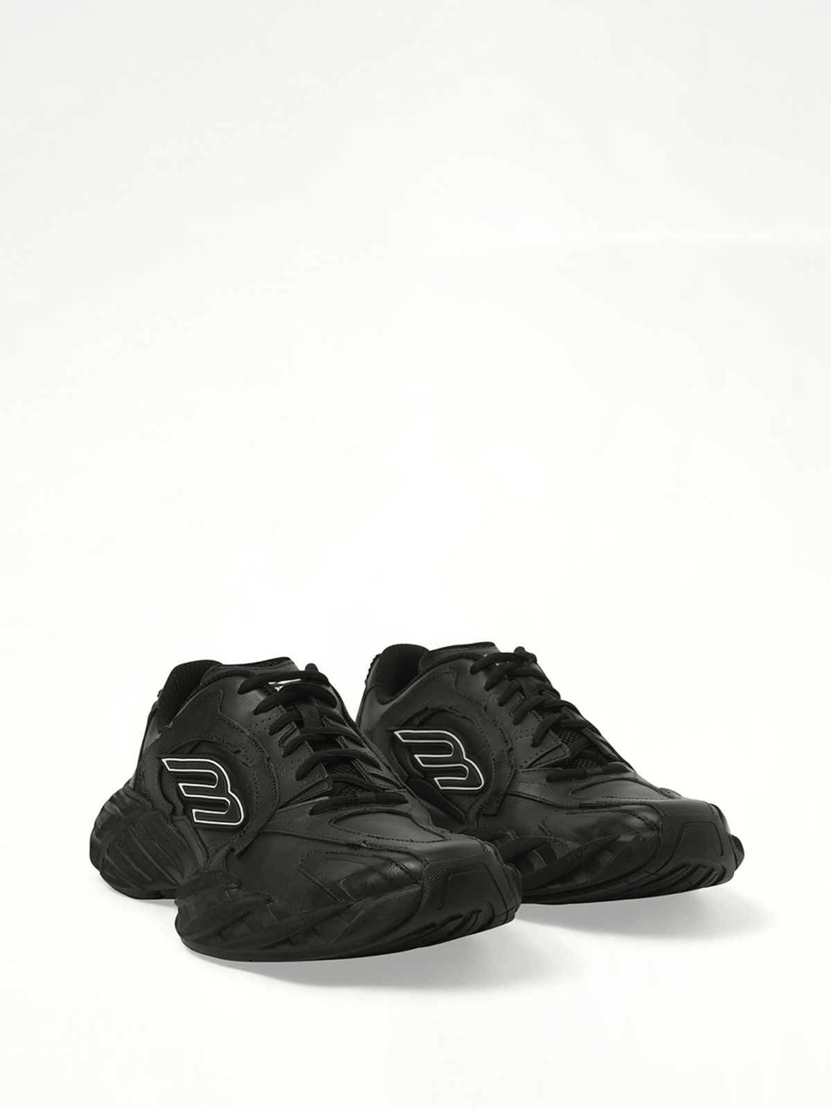 Monday Sneaker in Black Front View | BALENCIAGA