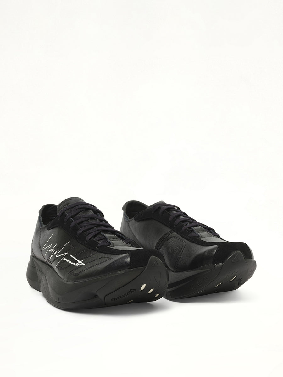 Adios Pro 3.0 Lx Sneakers in Black Front View | Y-3