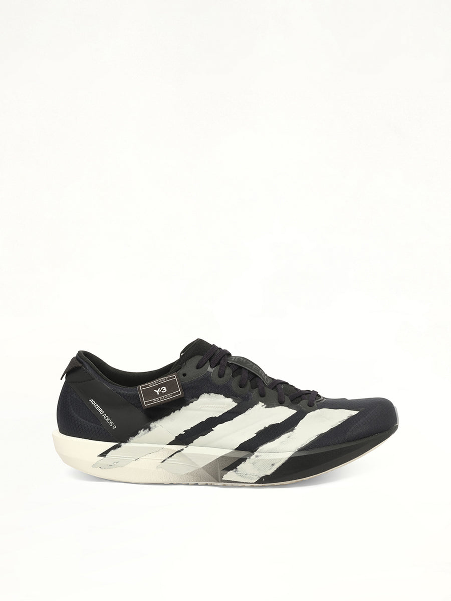 Adios 9 Sneaker in Black Side View | Y-3