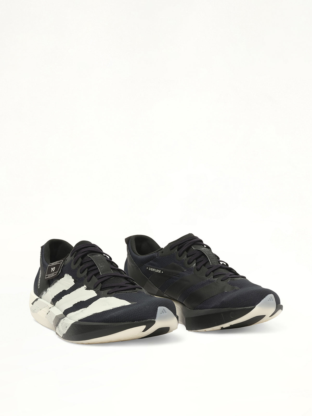 Adios 9 Sneaker in Black Front View | Y-3