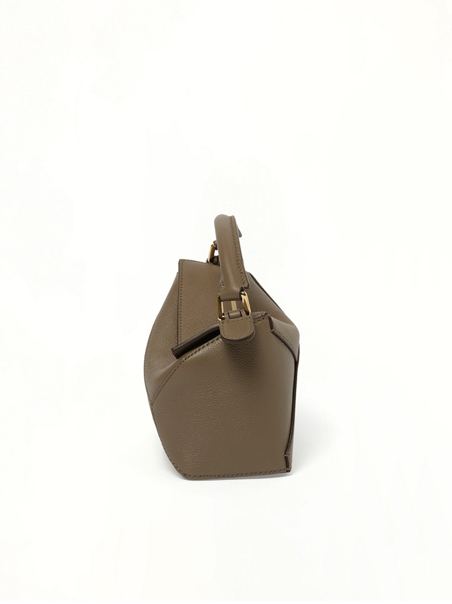 Puzzle Edge Mini Bag in Taupe