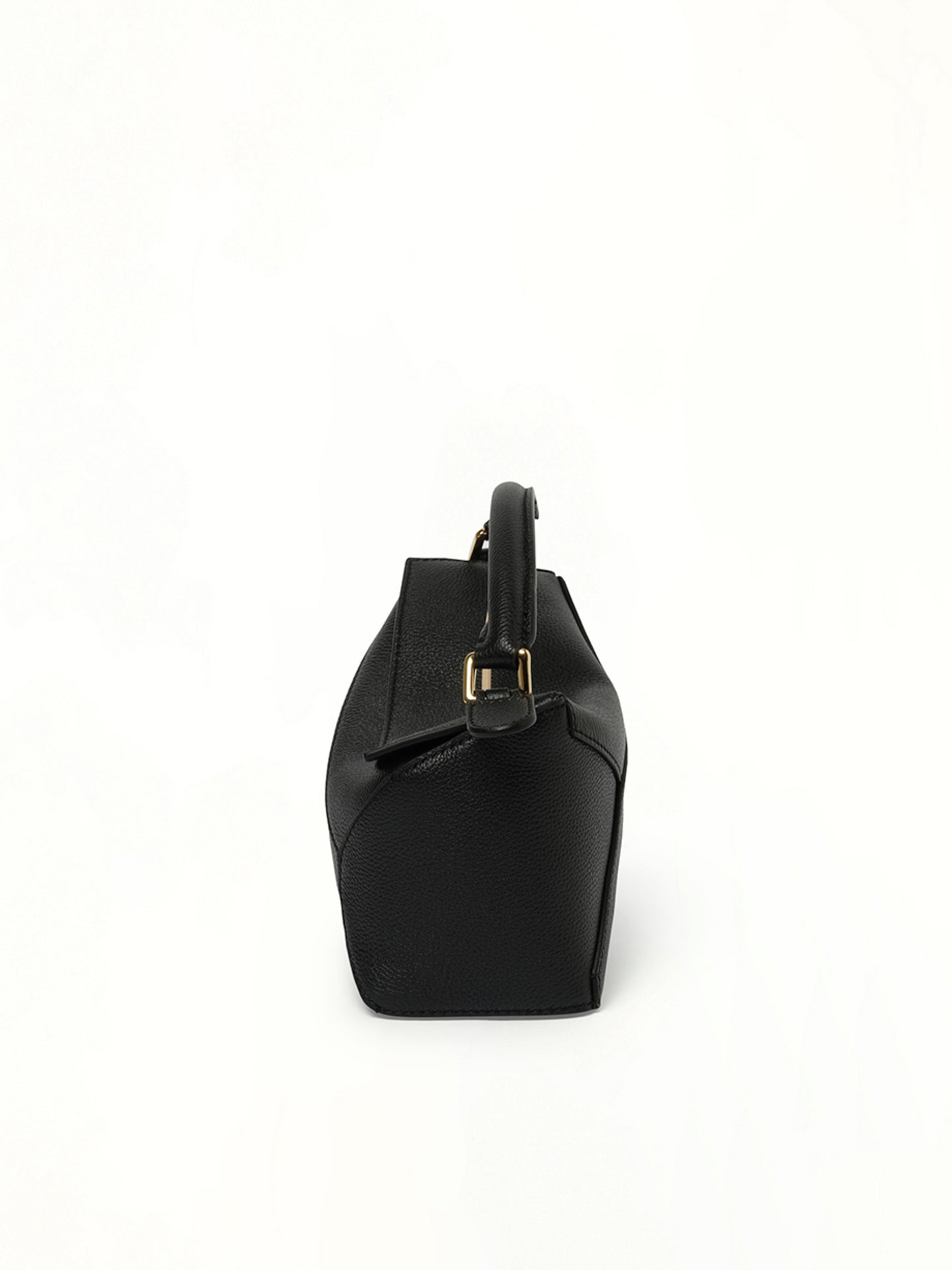 Puzzle Edge Mini Bag in Black