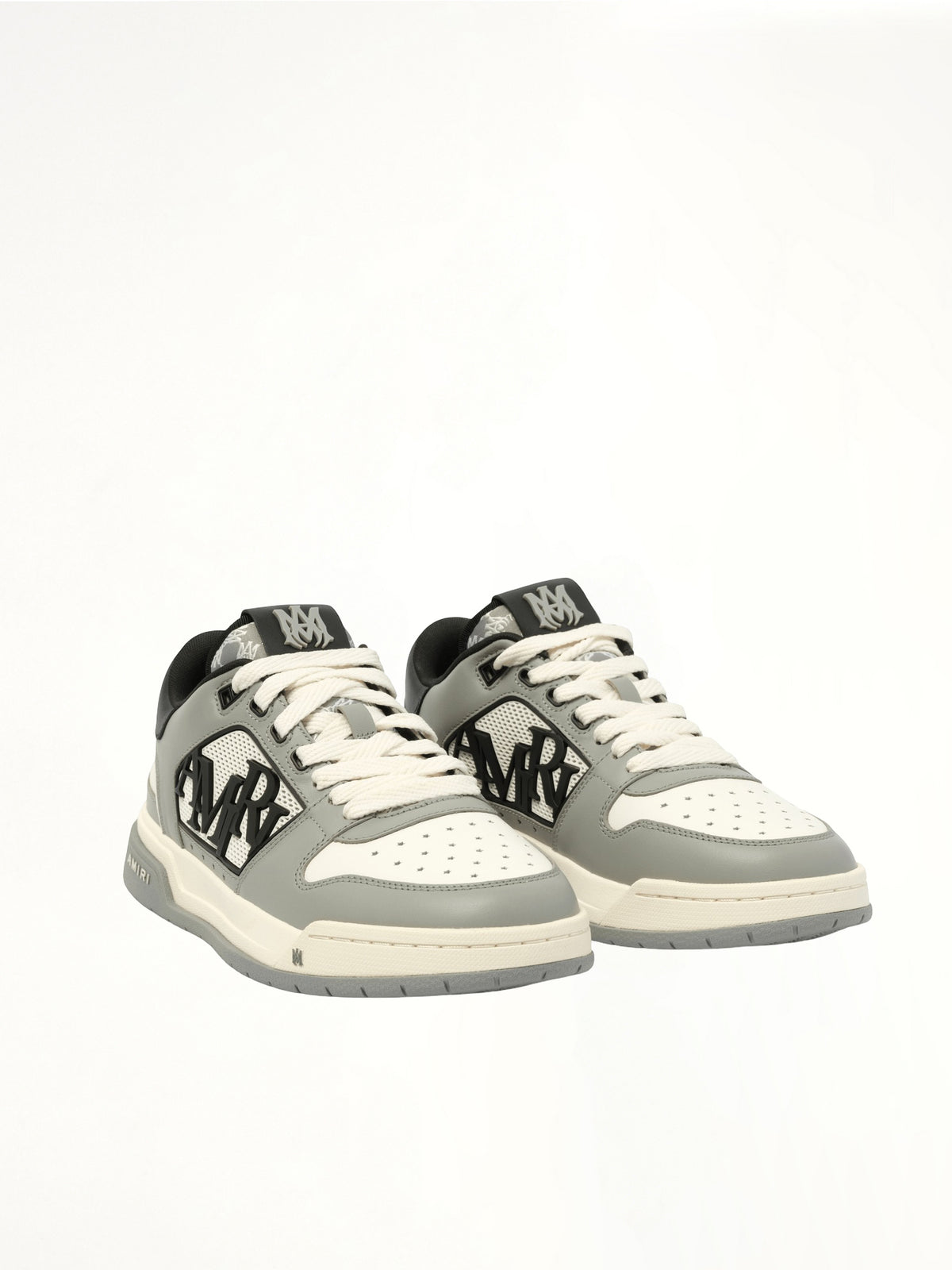 Classic Low Sneaker in Asphalt Front View | AMIRI