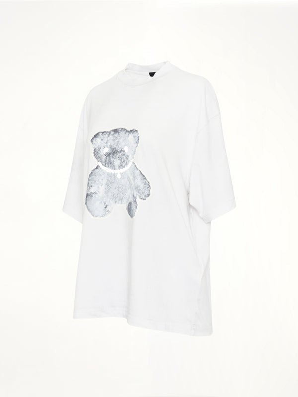 パールネックレステディTシャツ ホワイト