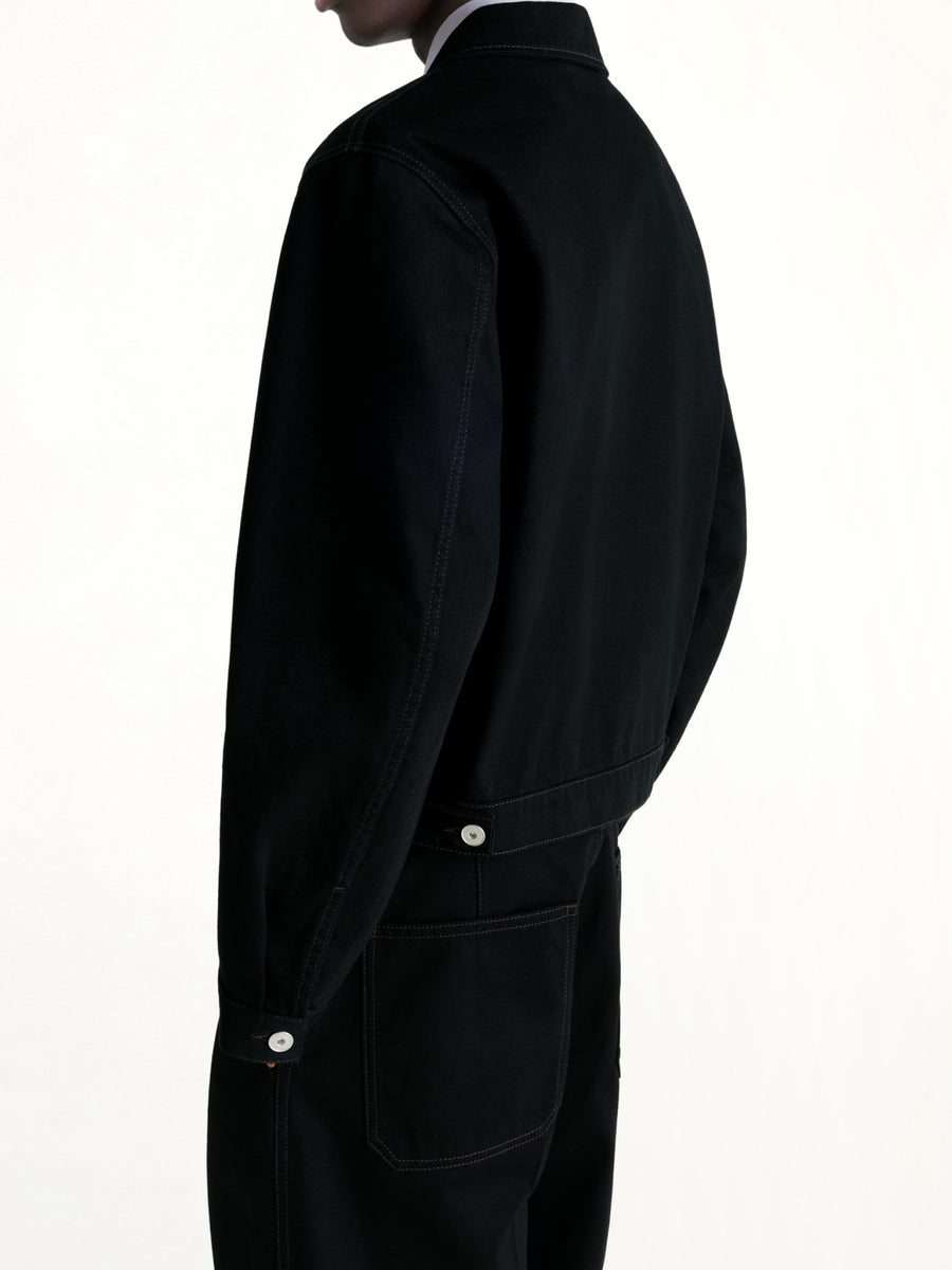 Trucker Jacket in Black