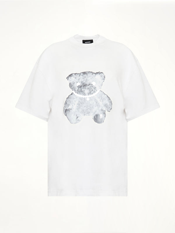 パールネックレステディTシャツ ホワイト