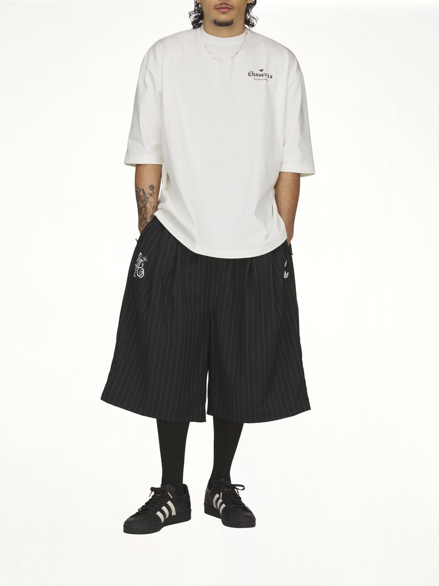 Adidas x Chavarria Logo SS T-Shirt in Off White