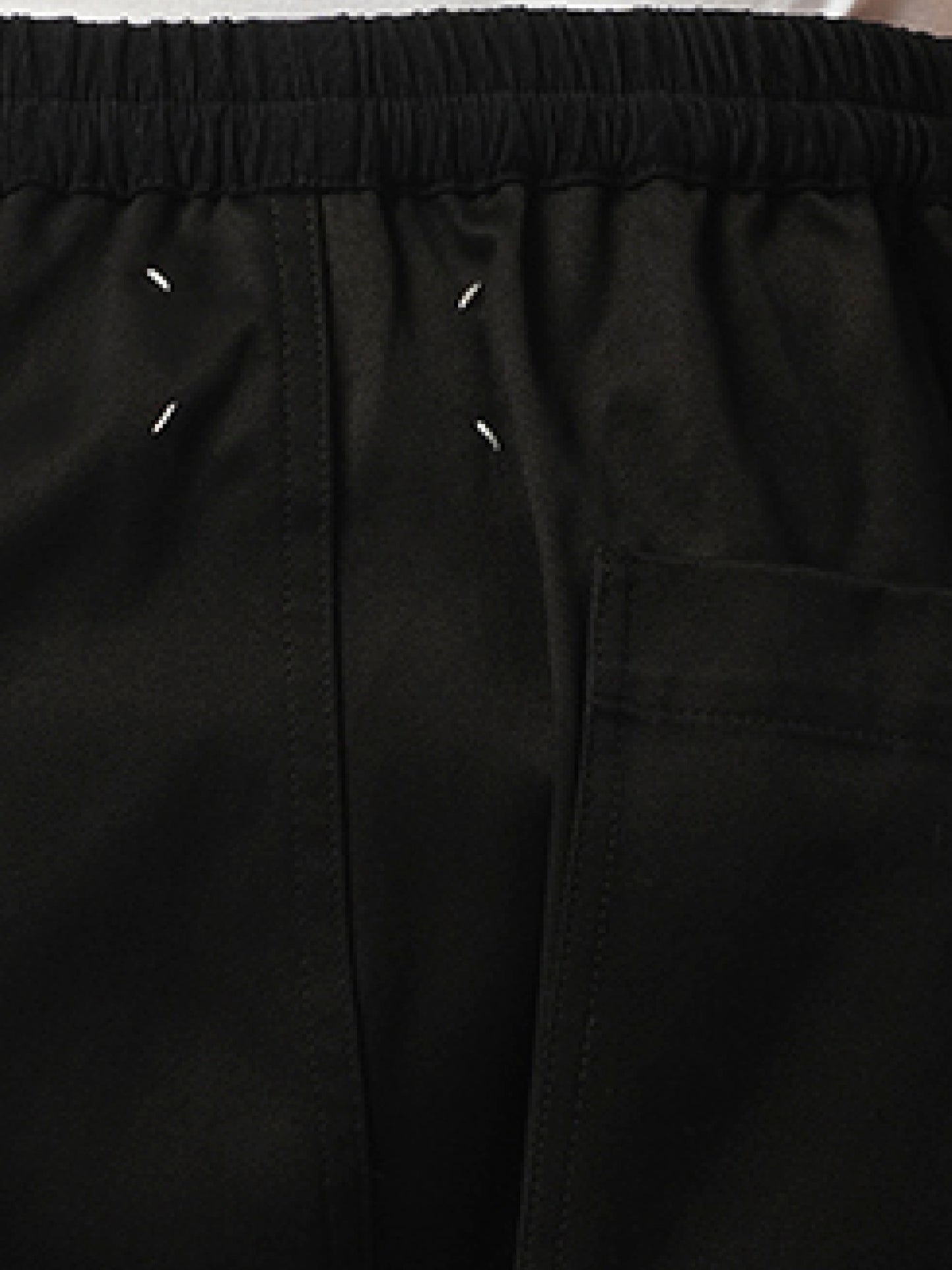 Stone Washed Relax Chinos in Black