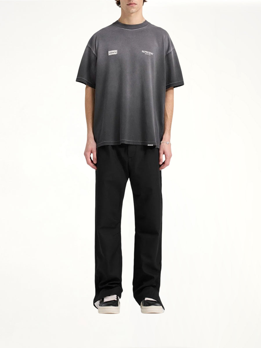 Oasis Owners Club T-Shirt in Stained Black