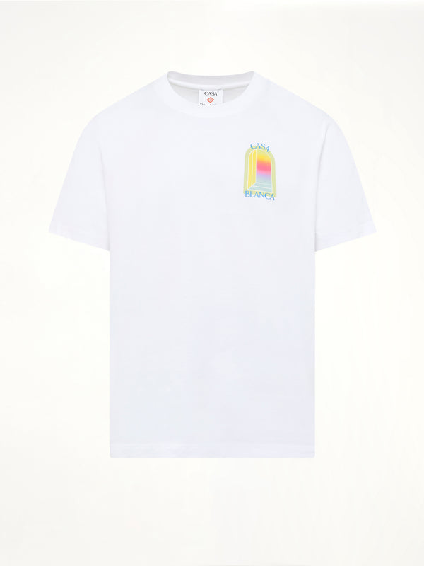 ホワイトのラルシュ クラシック Tシャツ