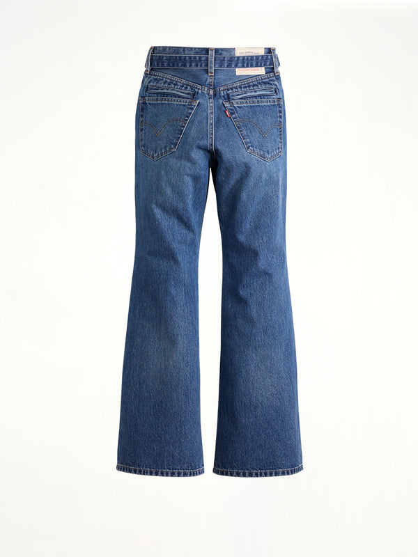 Sacai x Levi's Unisex Belted Flare Pants in Blue