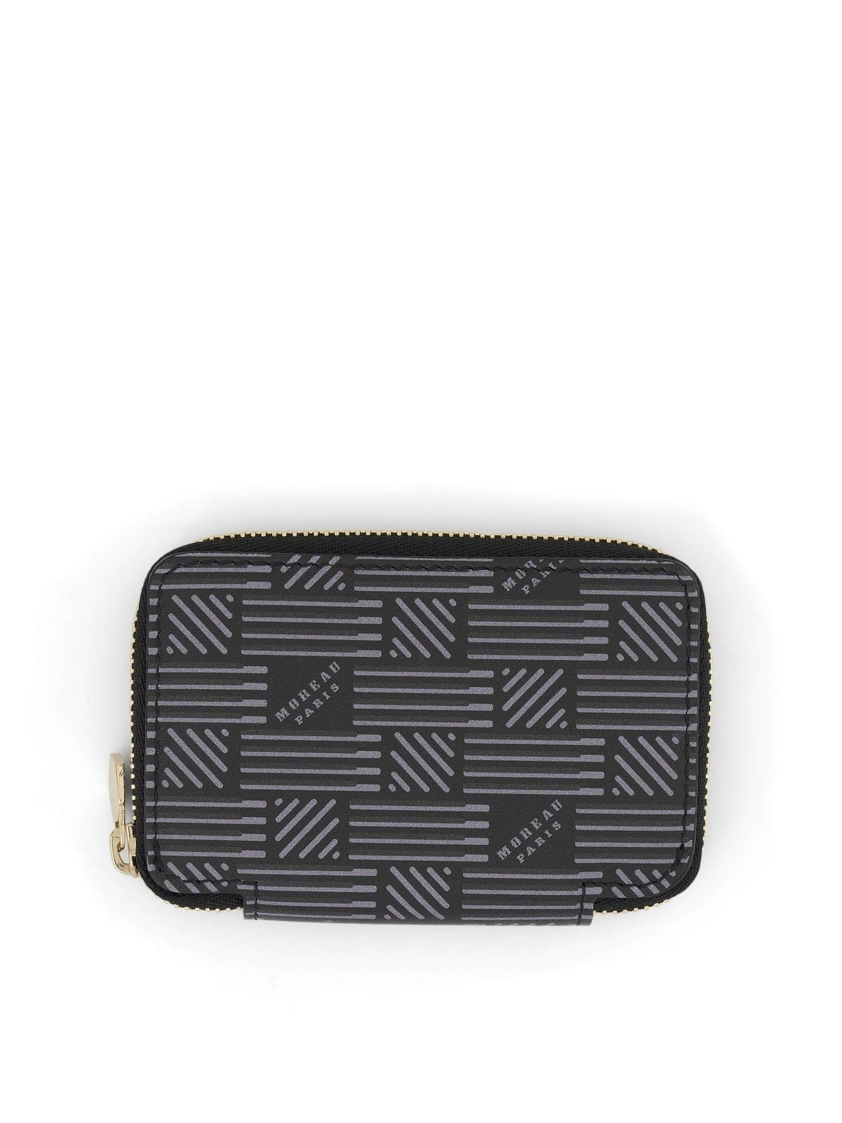 Mini Zip Wallet in Black
