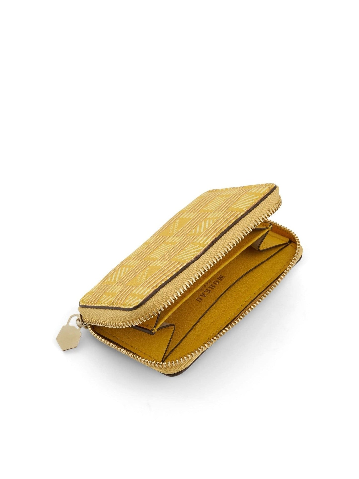 Mini Zip Wallet in Yellow