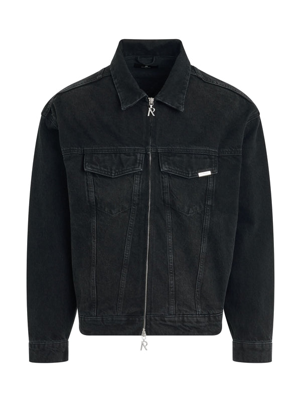 R4 Denim Jacket in Black