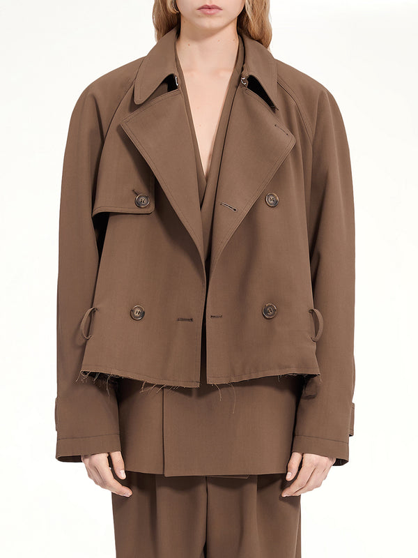 Short Trench in Brown
