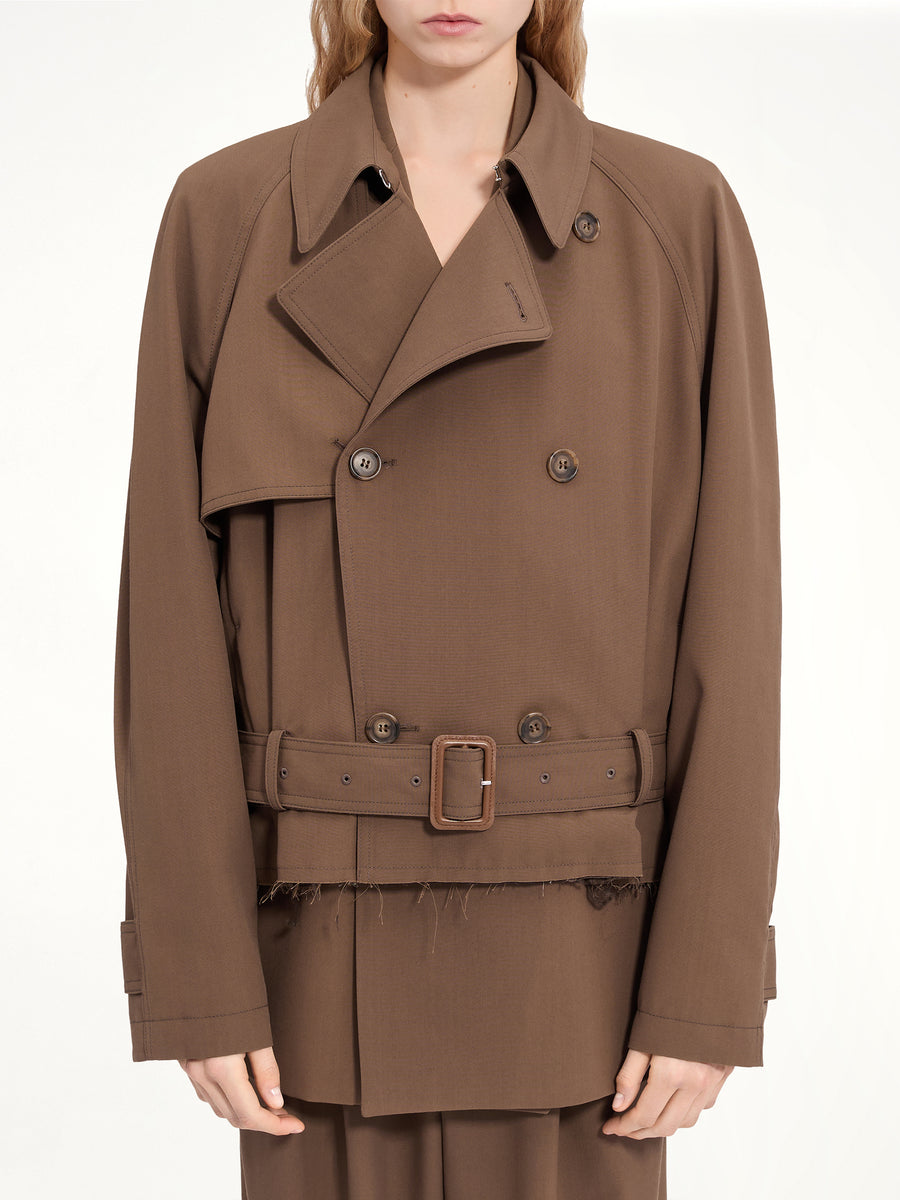 Short Trench in Brown