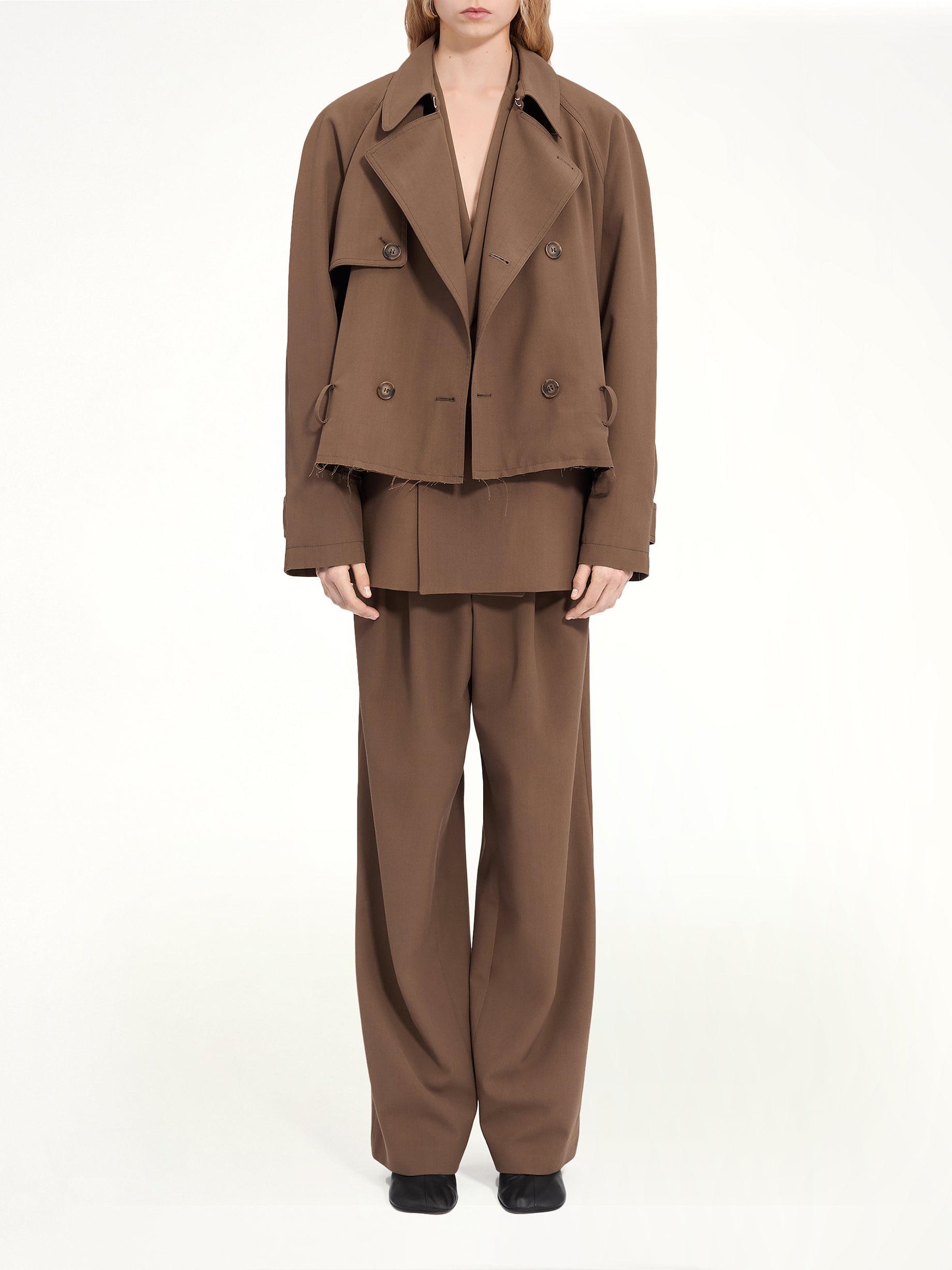 Short Trench in Brown