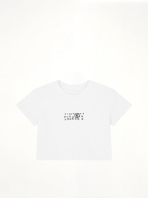 MM6 Logo T-Shirt in Off White