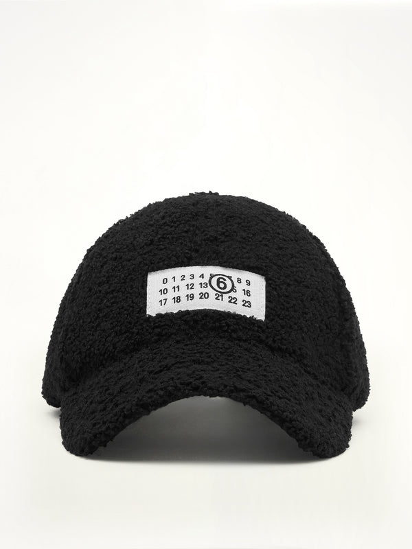 Reversible Teddy Cap in Black