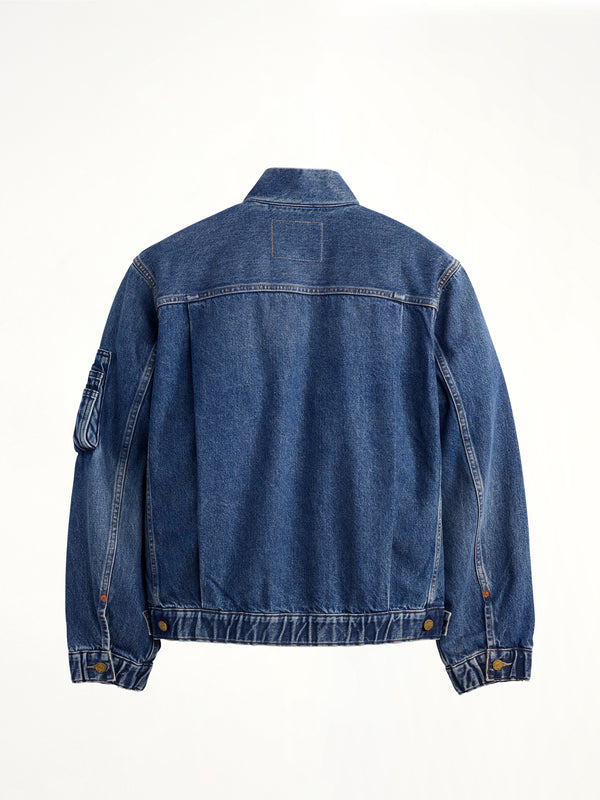 Sacai x Levi's Mens Denim Blouson in Blue