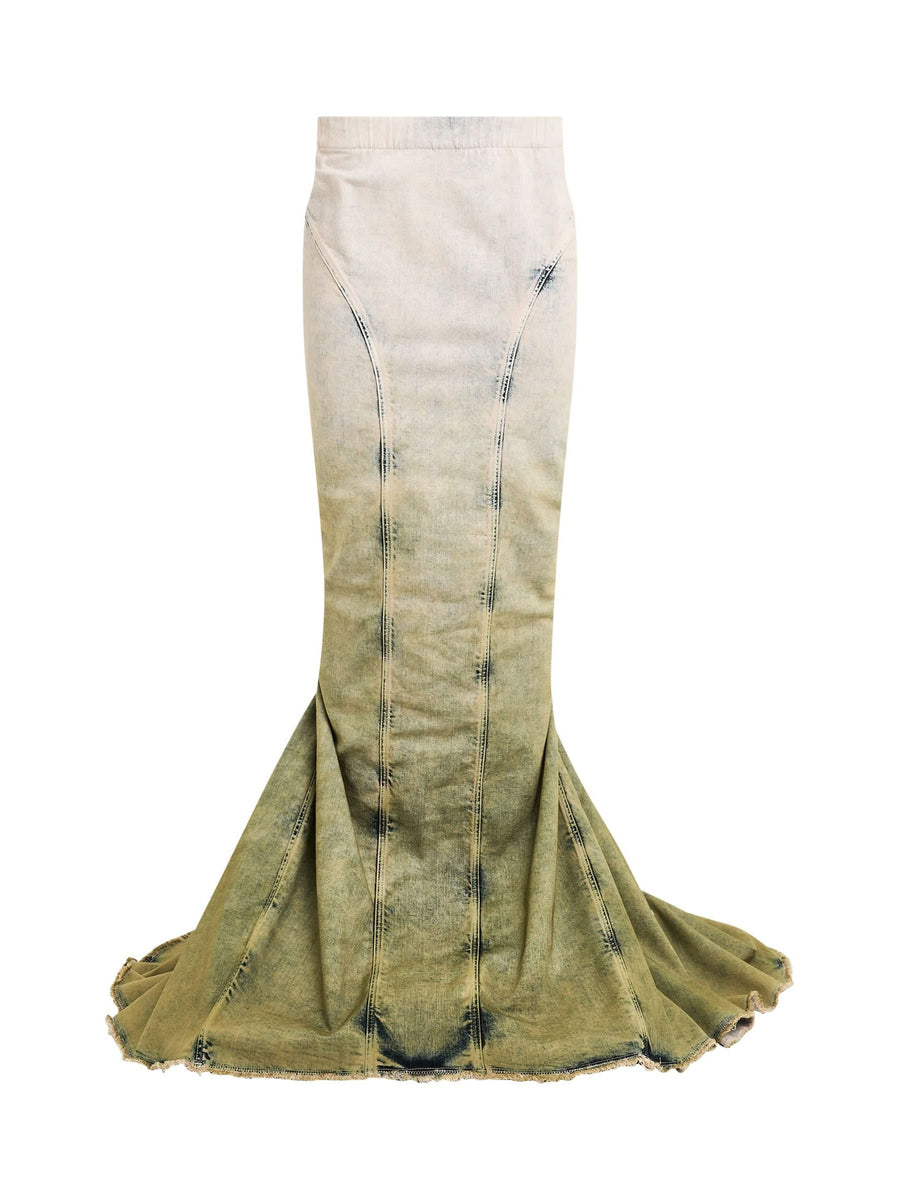 Moncler x Rick Owens AL Skirts in Acid Degrade