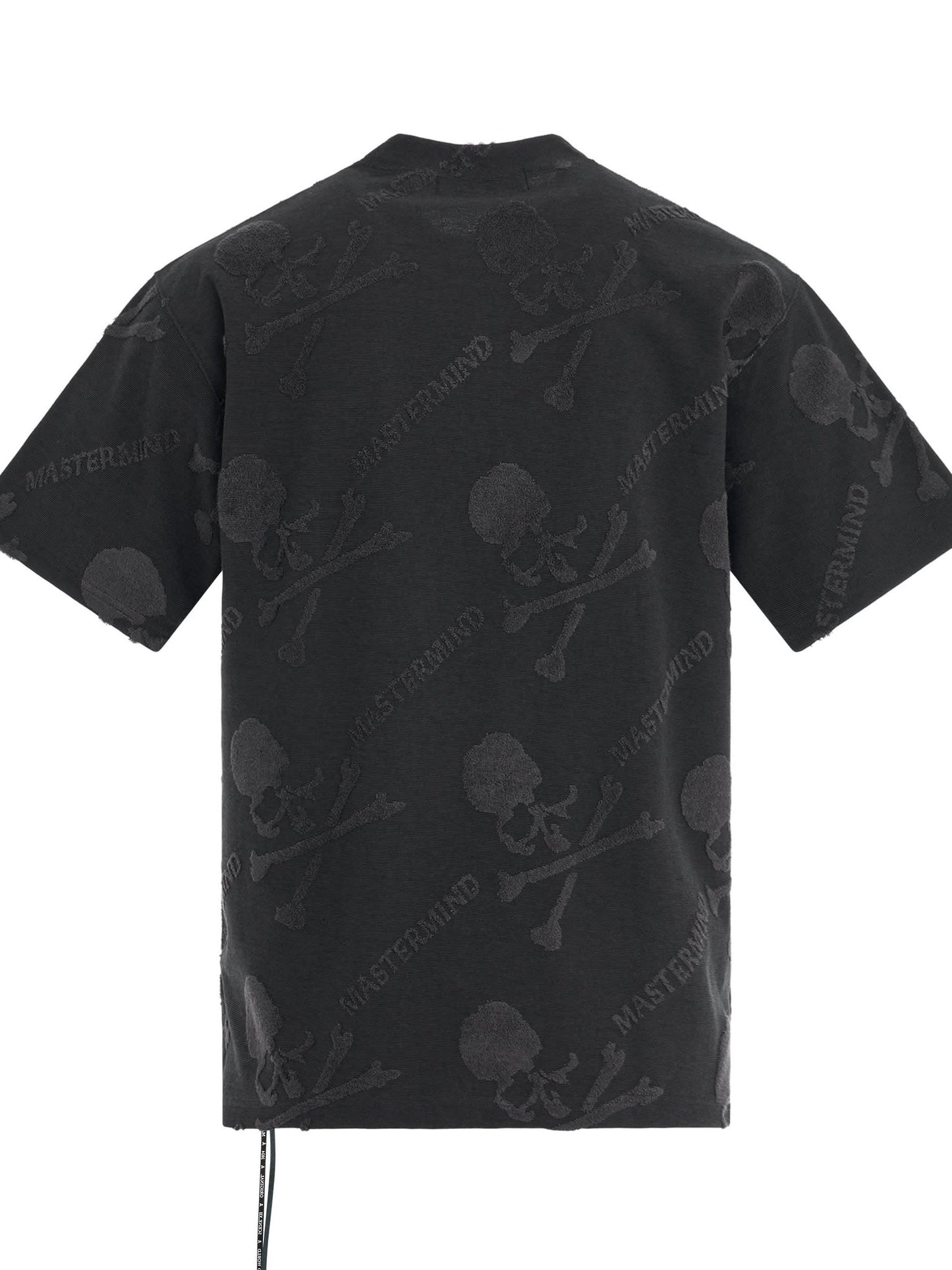 Pile Monogram T-Shirt in Black