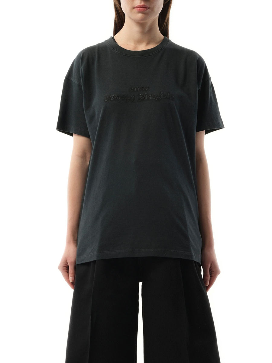 Memory of Reverse Logo T-Shirt in Vintage Black