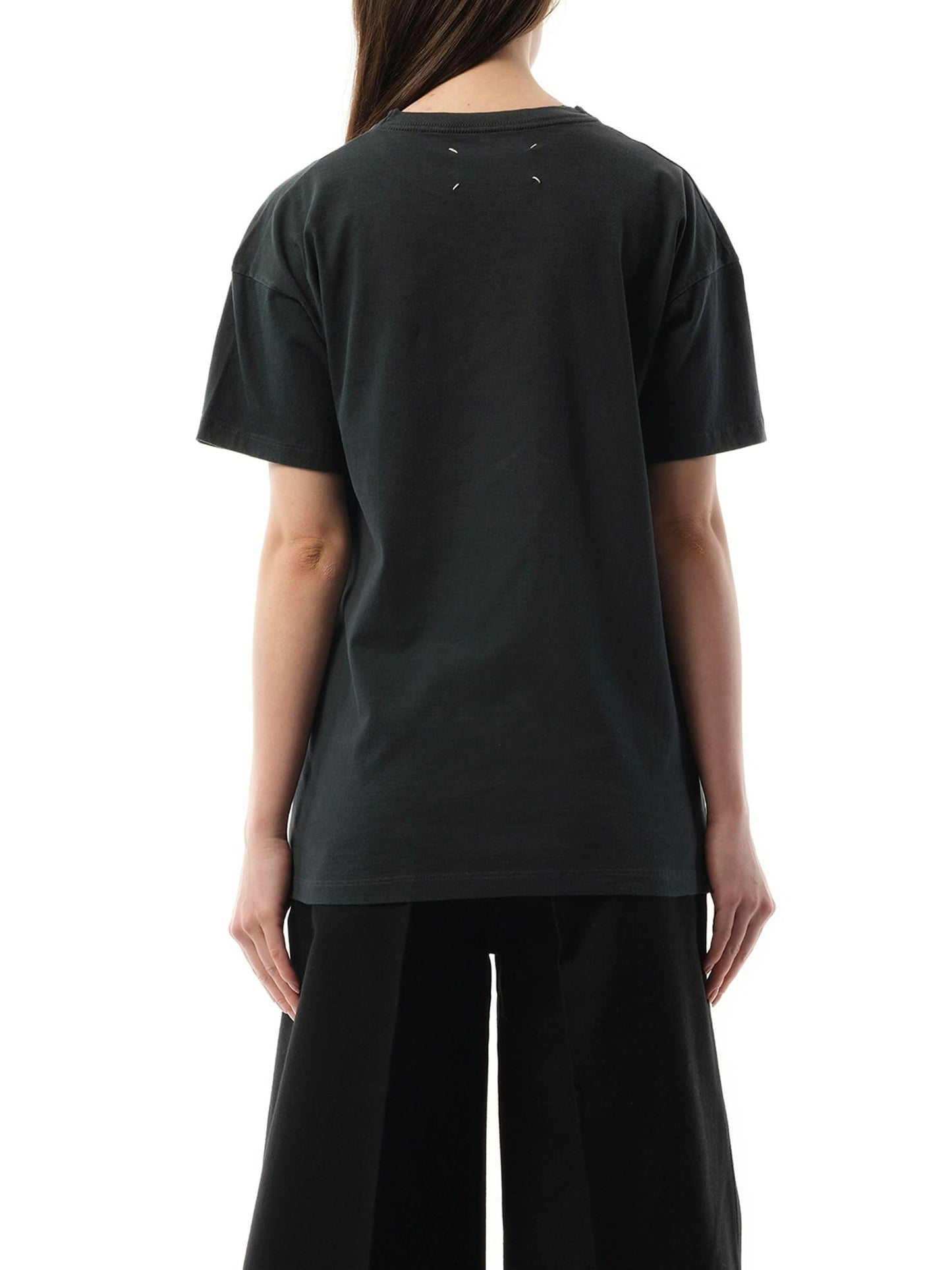 Memory of Reverse Logo T-Shirt in Vintage Black