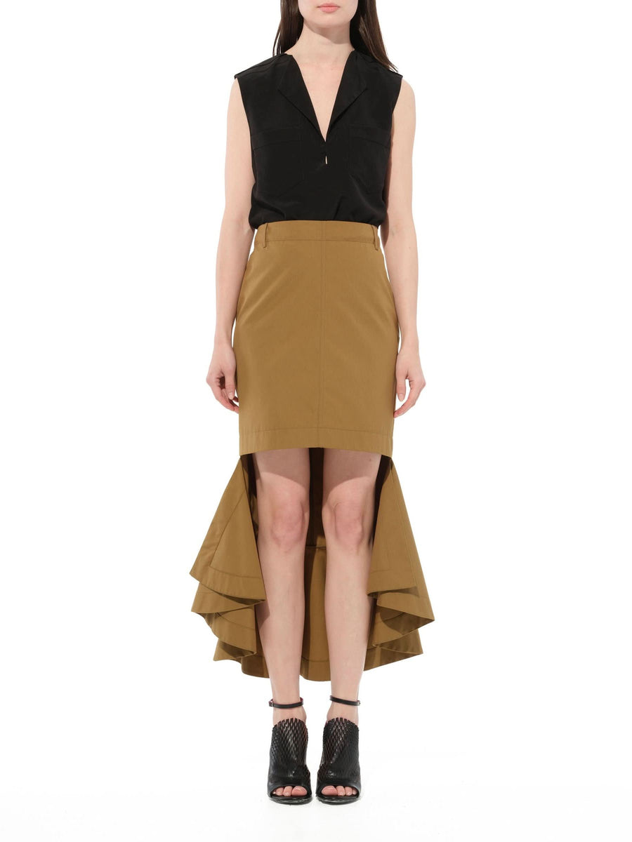 Midi Skirt in Beige