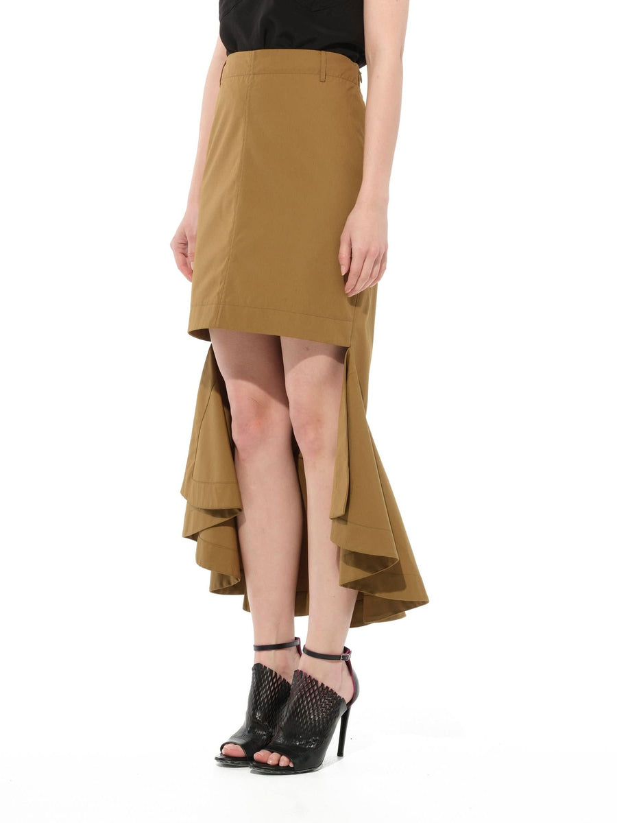 Midi Skirt in Beige