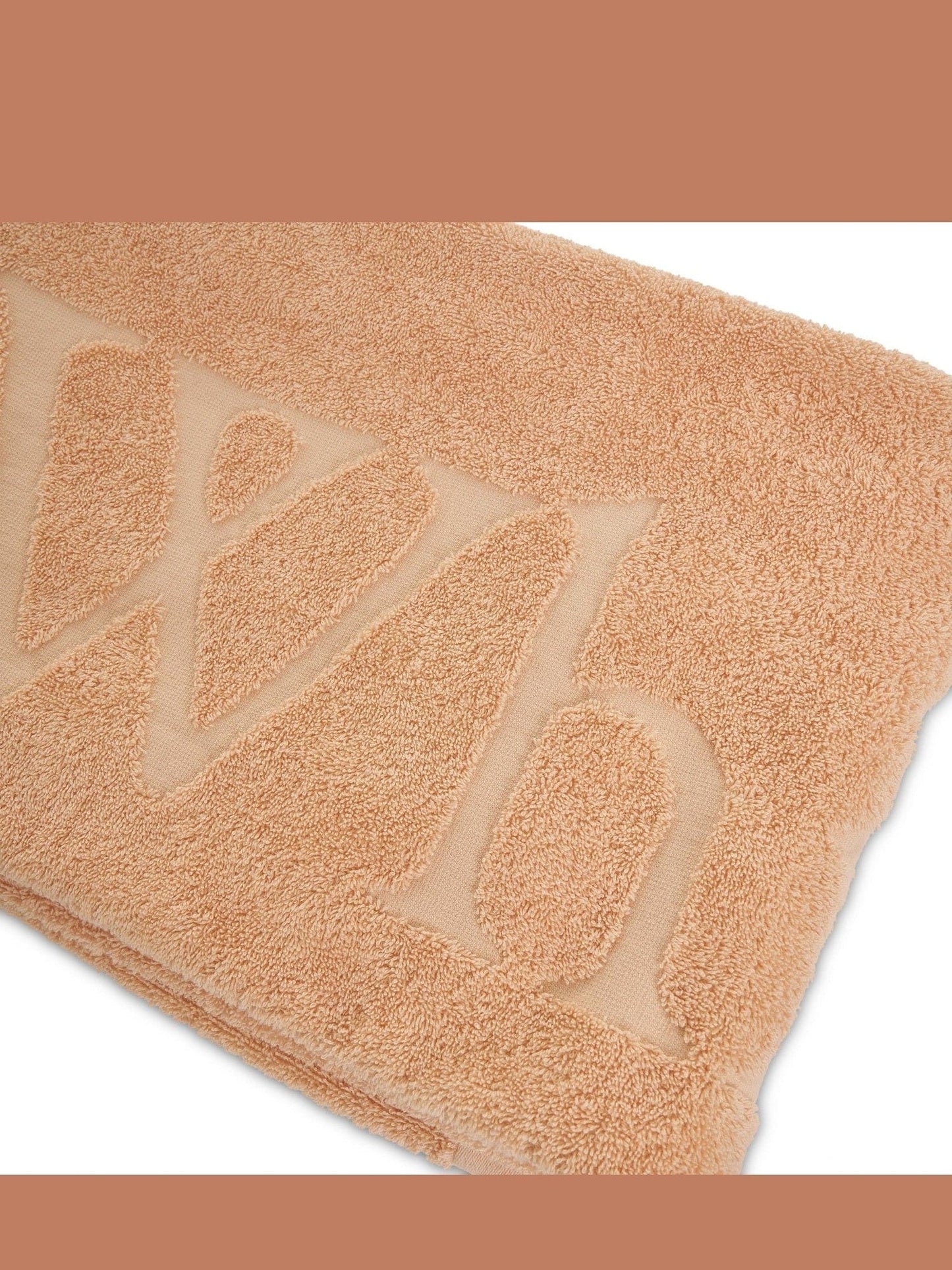 Bookish Shower Towel in Powder