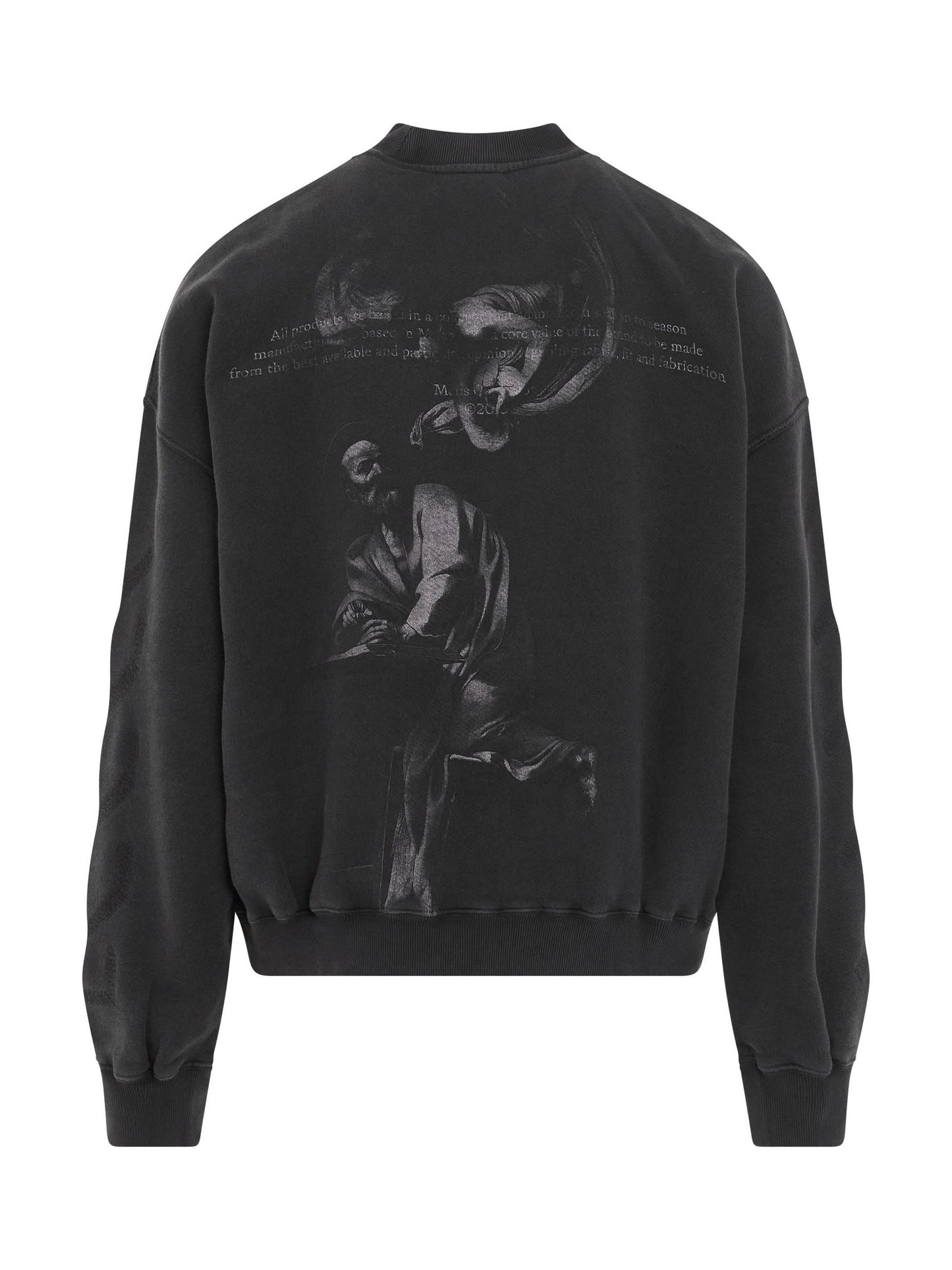St Matthew Oversize Sweatshirt in Black