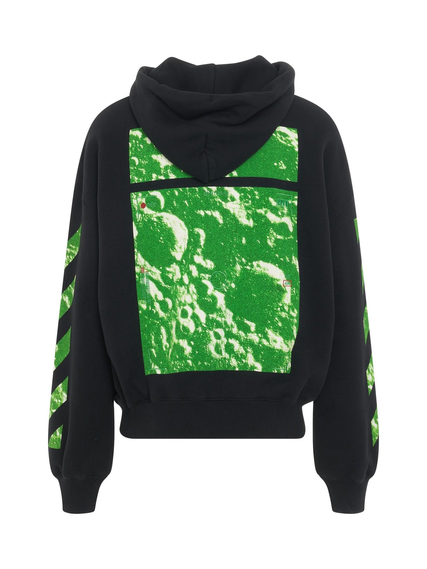 Moon Tab Oversize Hoodie in Black