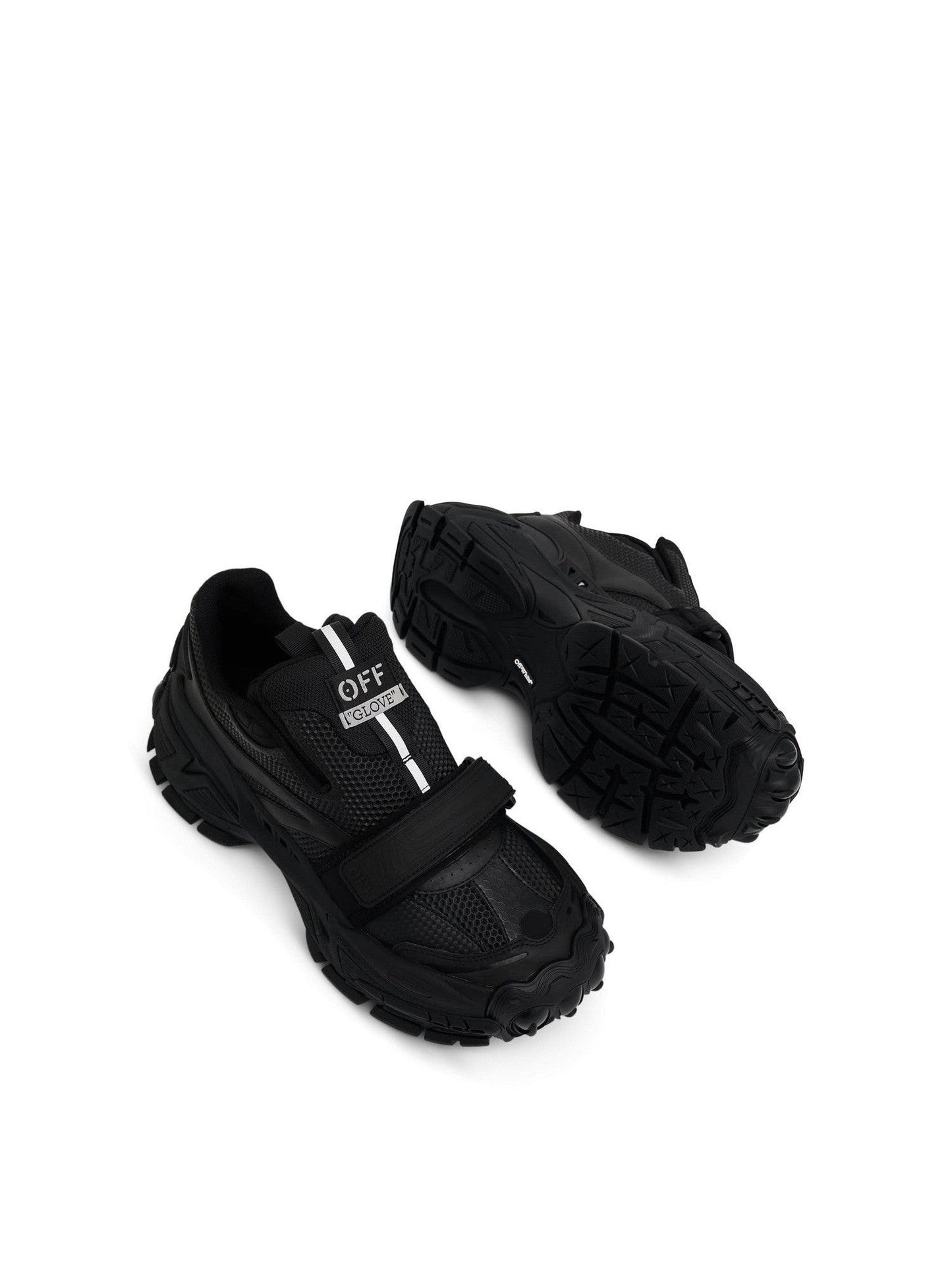 Men Glove Slip On Sneaker in Black