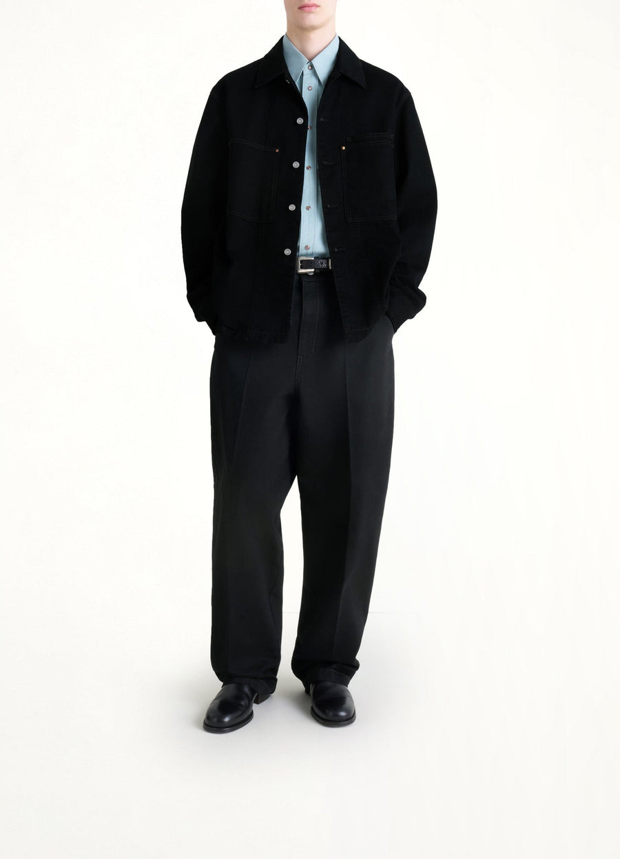 Workwear Overshirt in Black