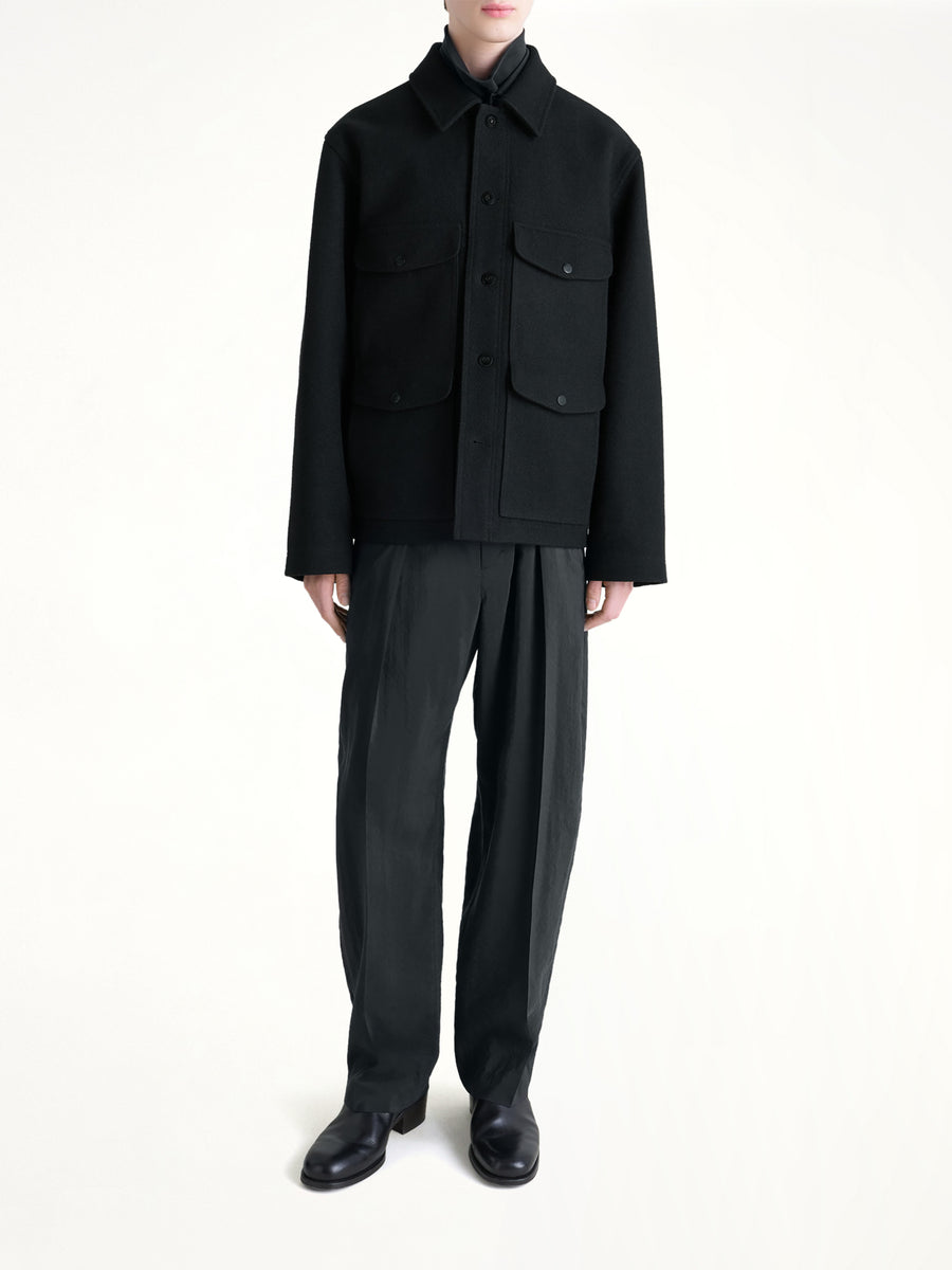 Utility Jacket in Black