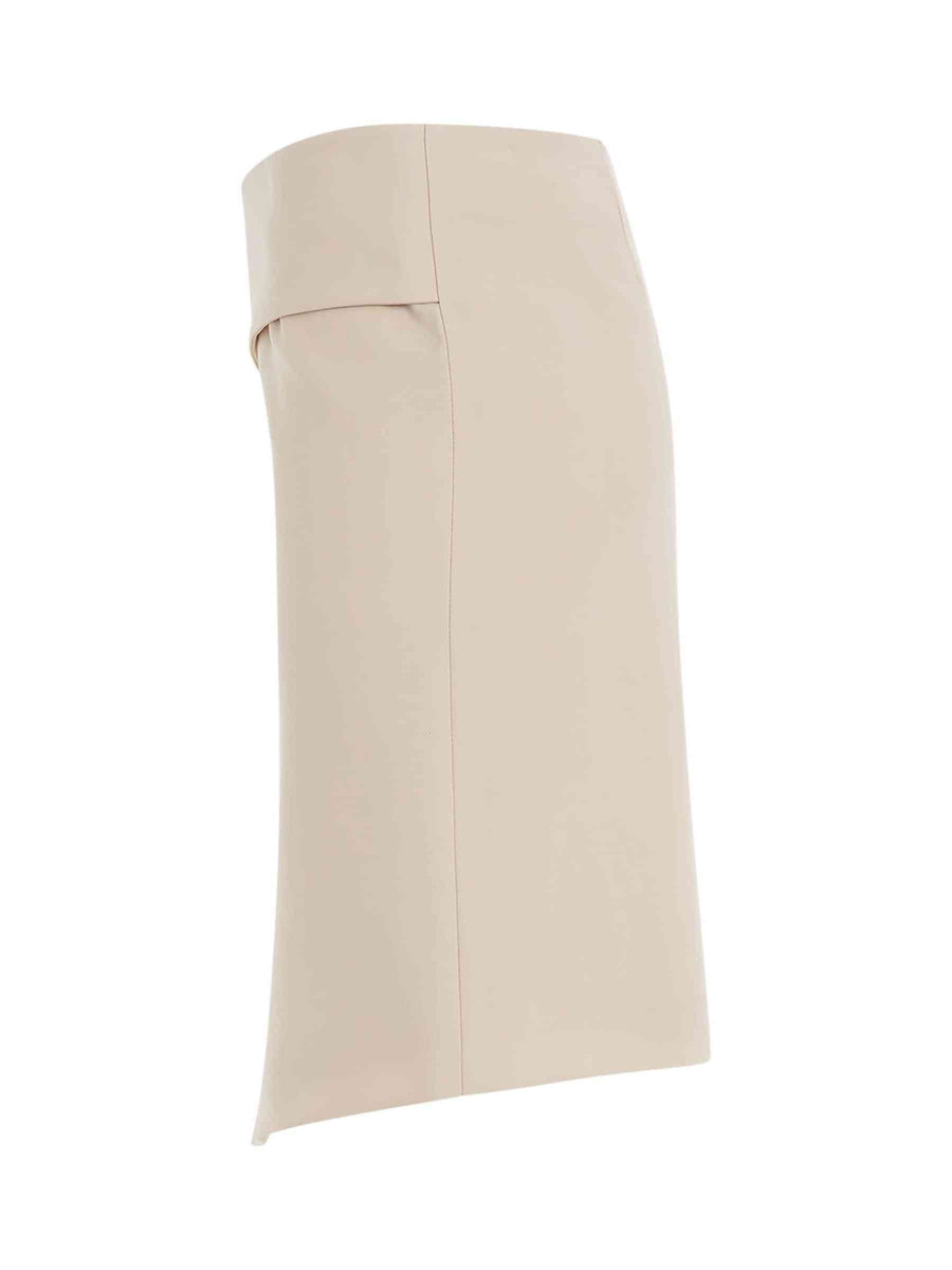 Toybox Dry Wool Pocket Skirt in Sand