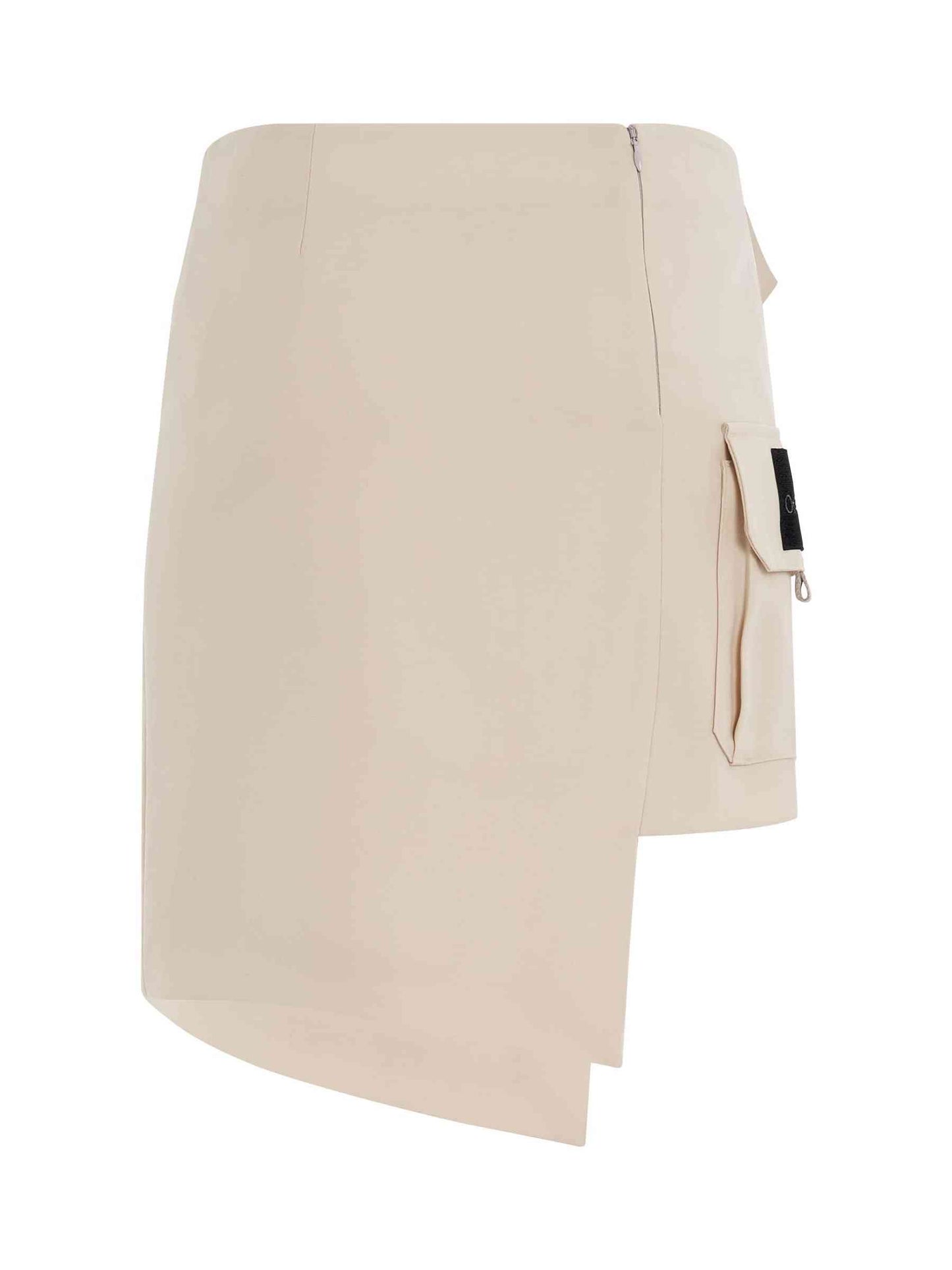 Toybox Dry Wool Pocket Skirt in Sand