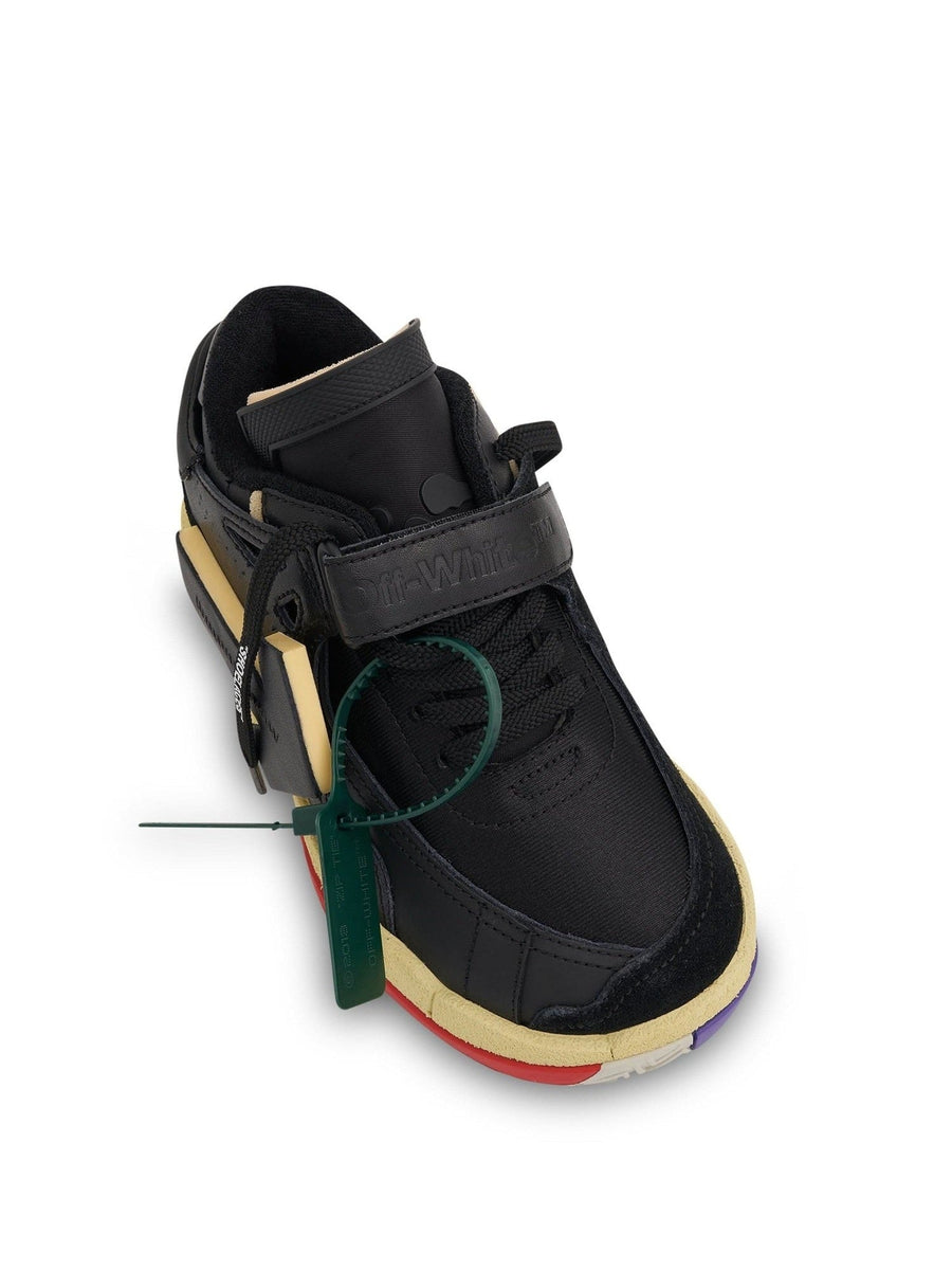 Low Puzzle Couture Sneaker in Black Top View | OFF-WHITE