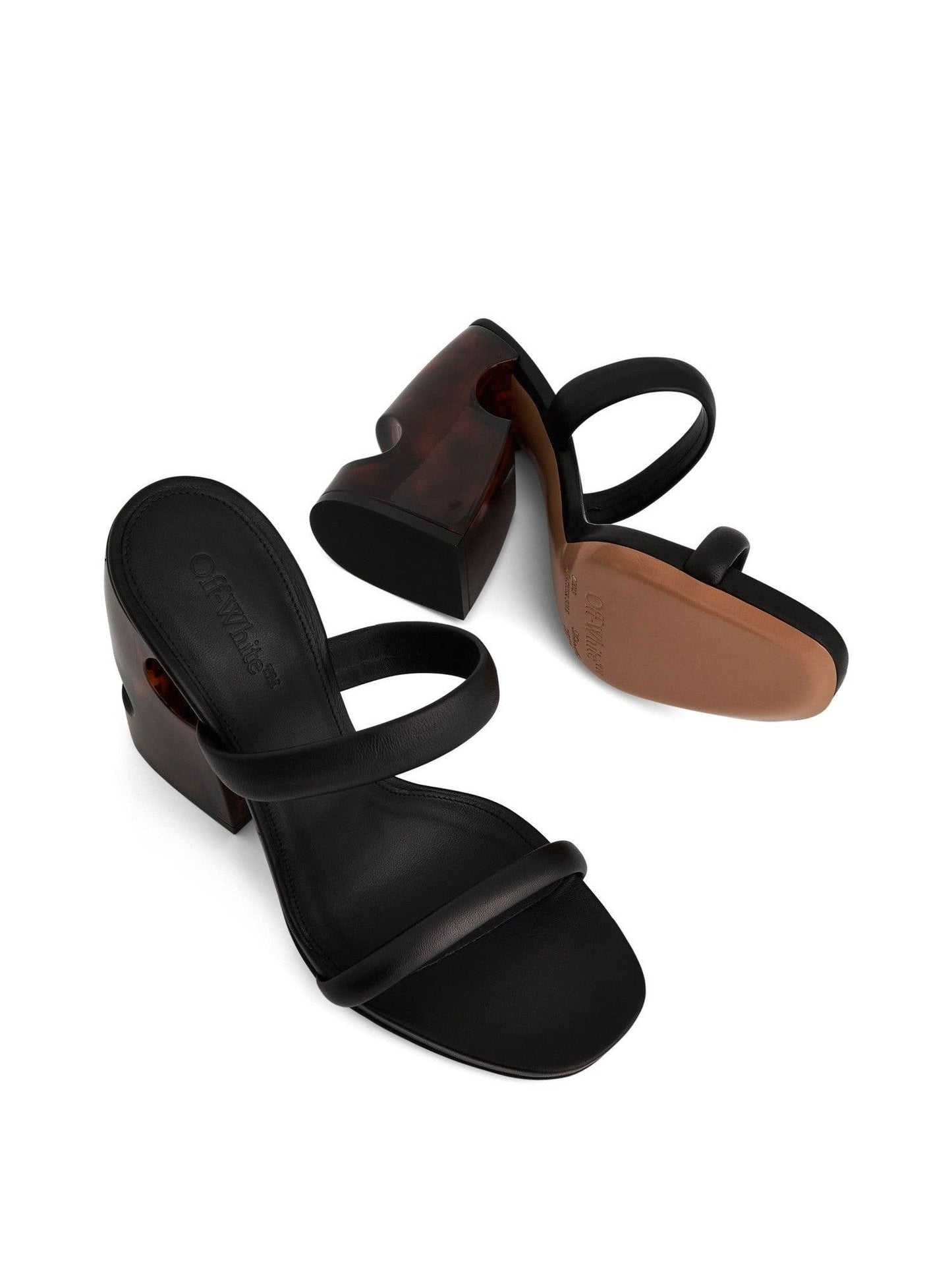 Meteor Block Mule in Black/Brown