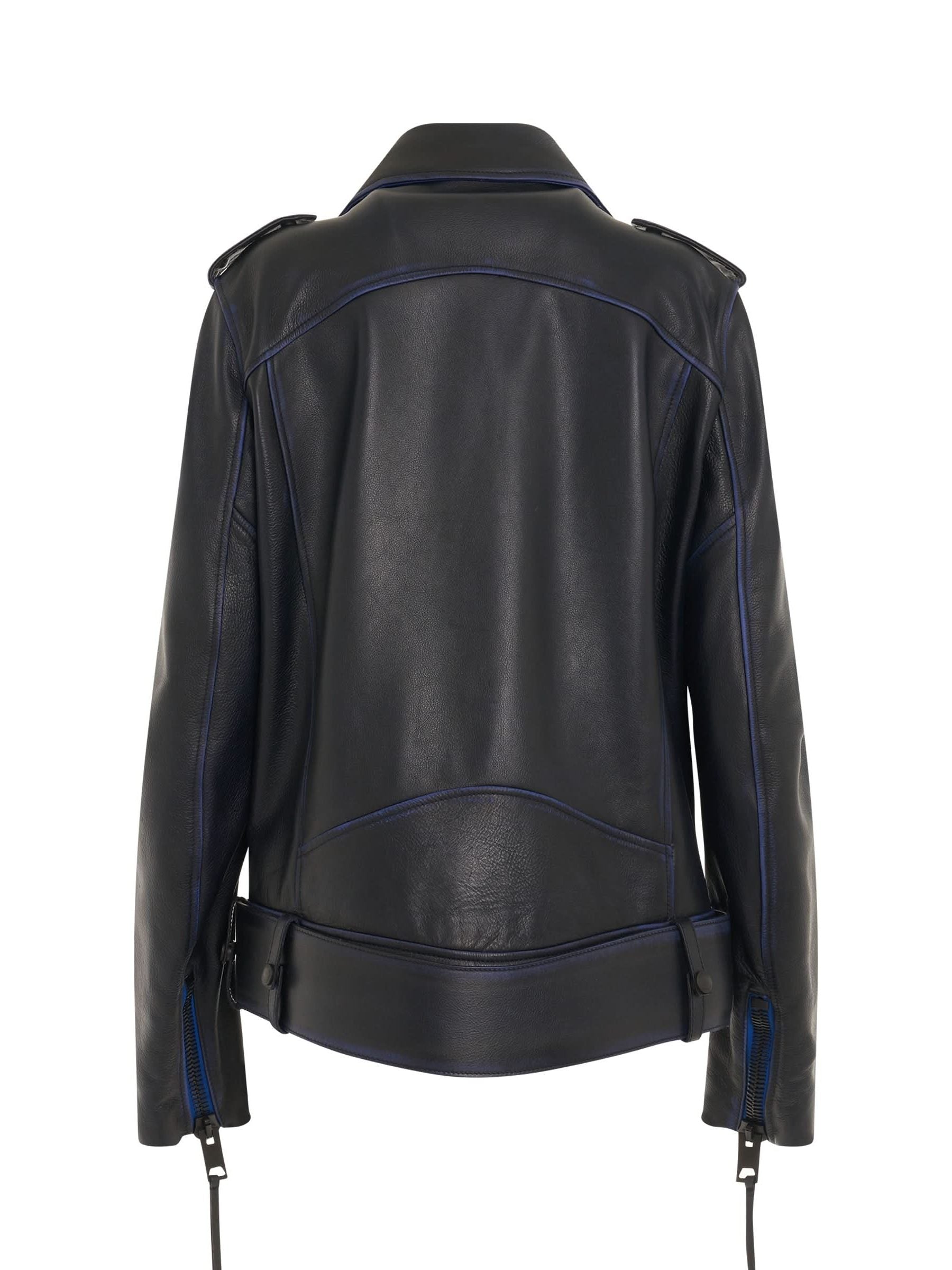 Vintage Oversize Leather Biker Jacket