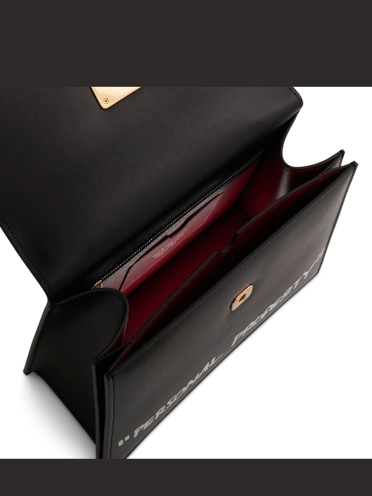 Jitney 2.8 Top Handle Quote Bag in Black/White