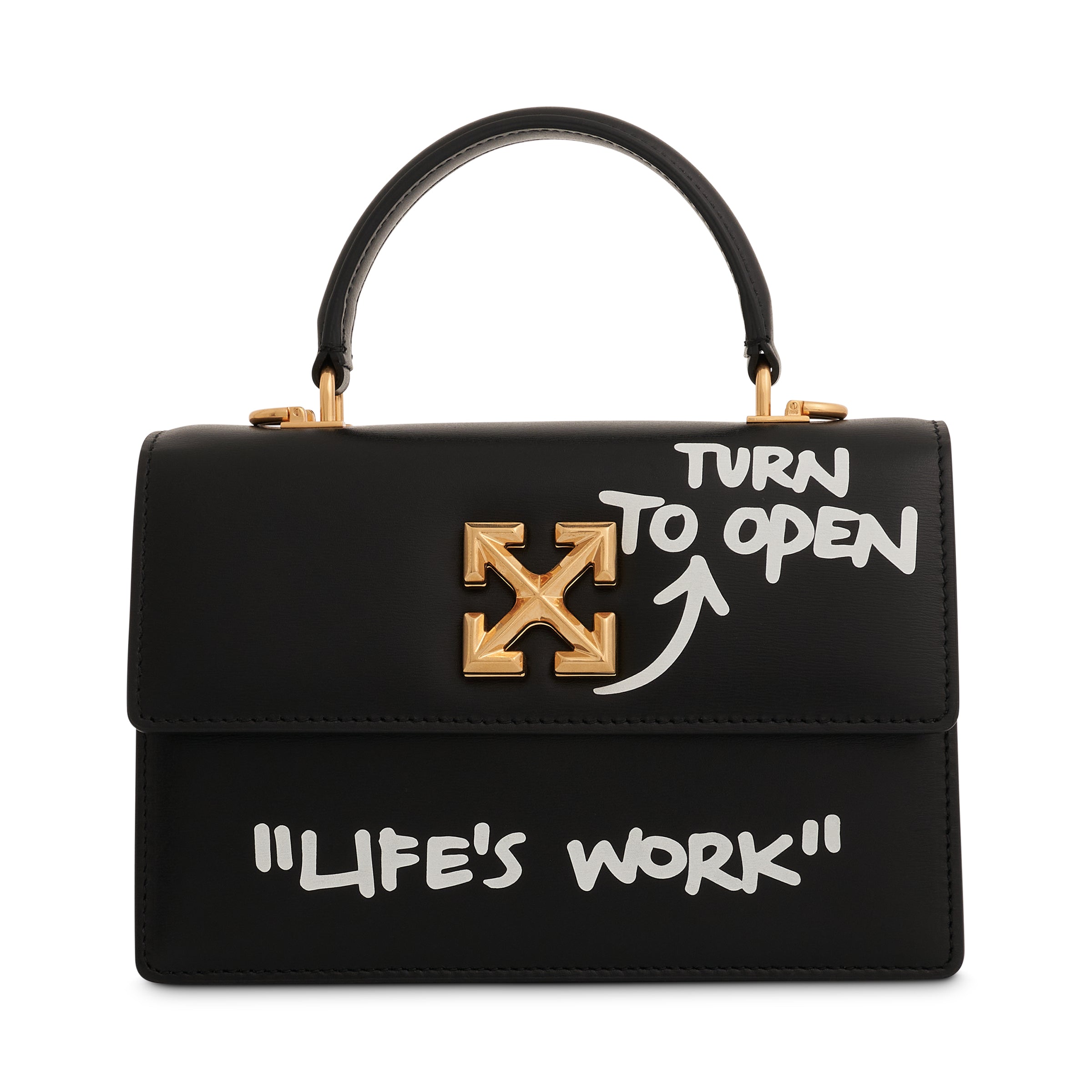 Off-White Jitney Quote Print Leather Coin Purse
