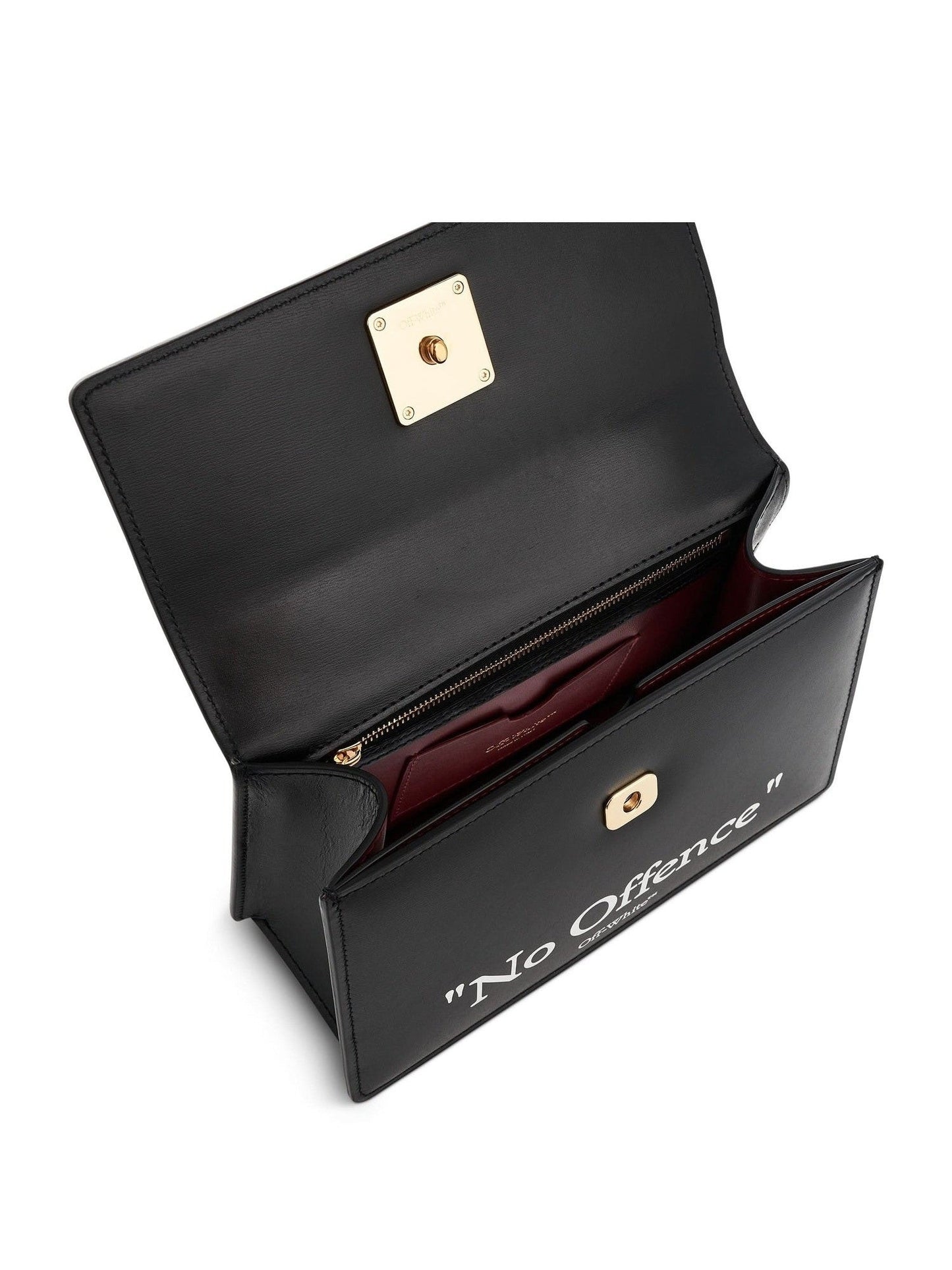 Jitney 1.4 Top Handle Quote Bag In Colour Black/White